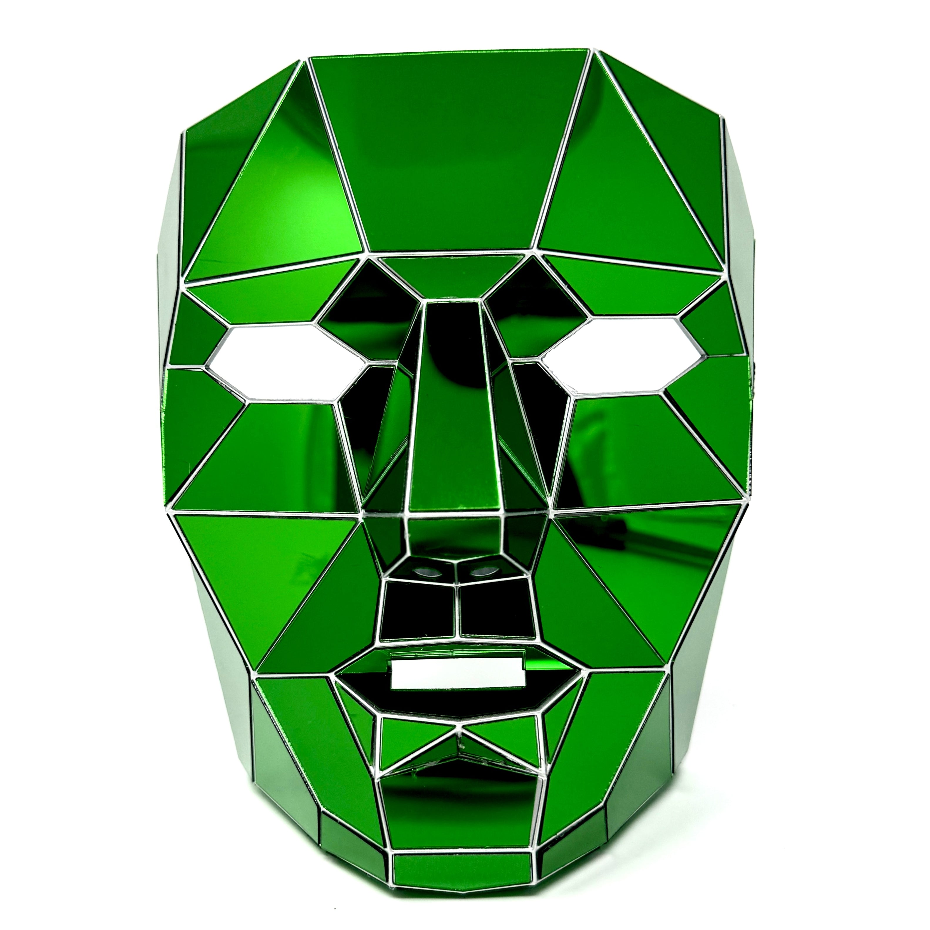 Polygon Mirror Rhinestone Masquerade Party Mask, Halloween Ball Party masks