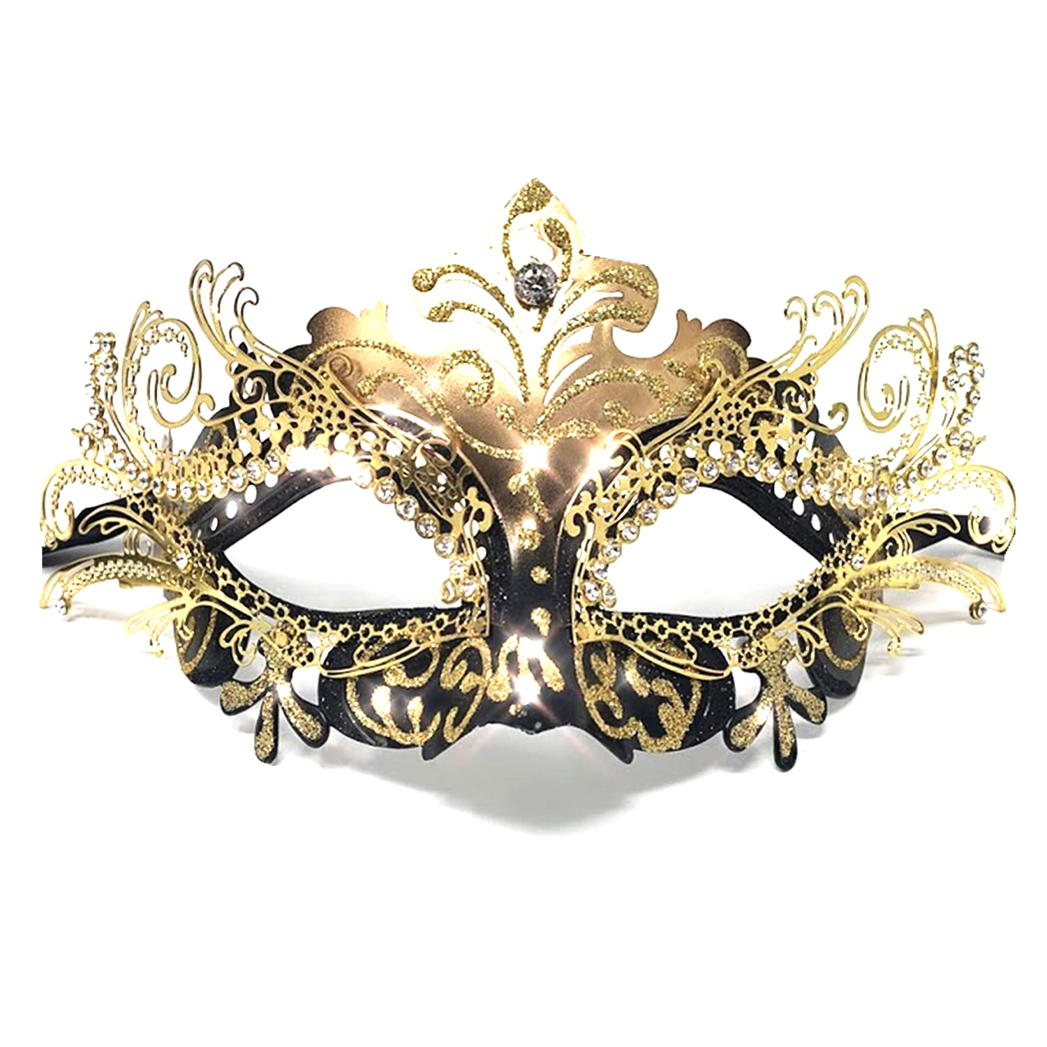 Women Costume Mask Masquerade Party Eye Metal Masks