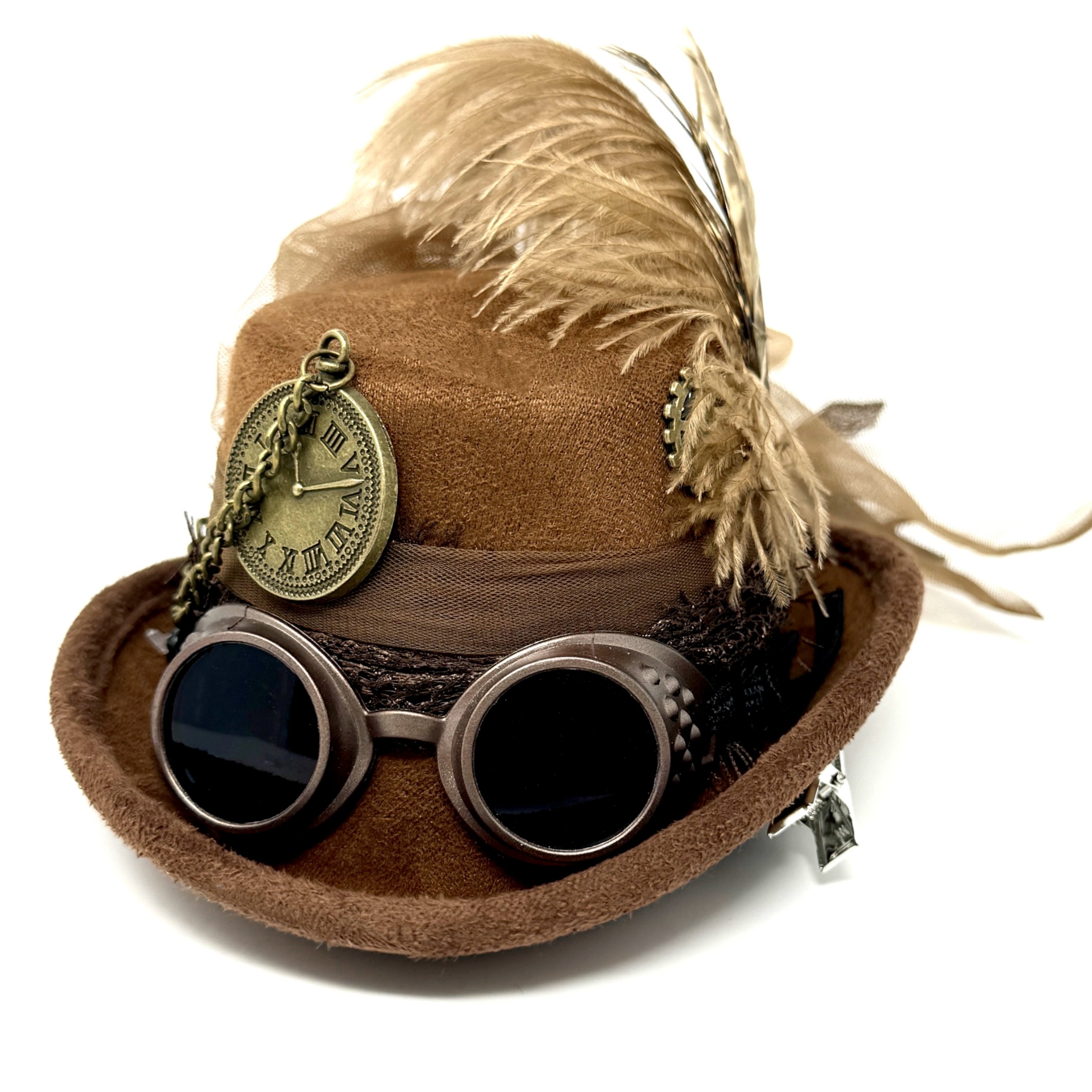 Steampunk Accessories Mini Victorian Top Hat for Women Cosplay Headwear