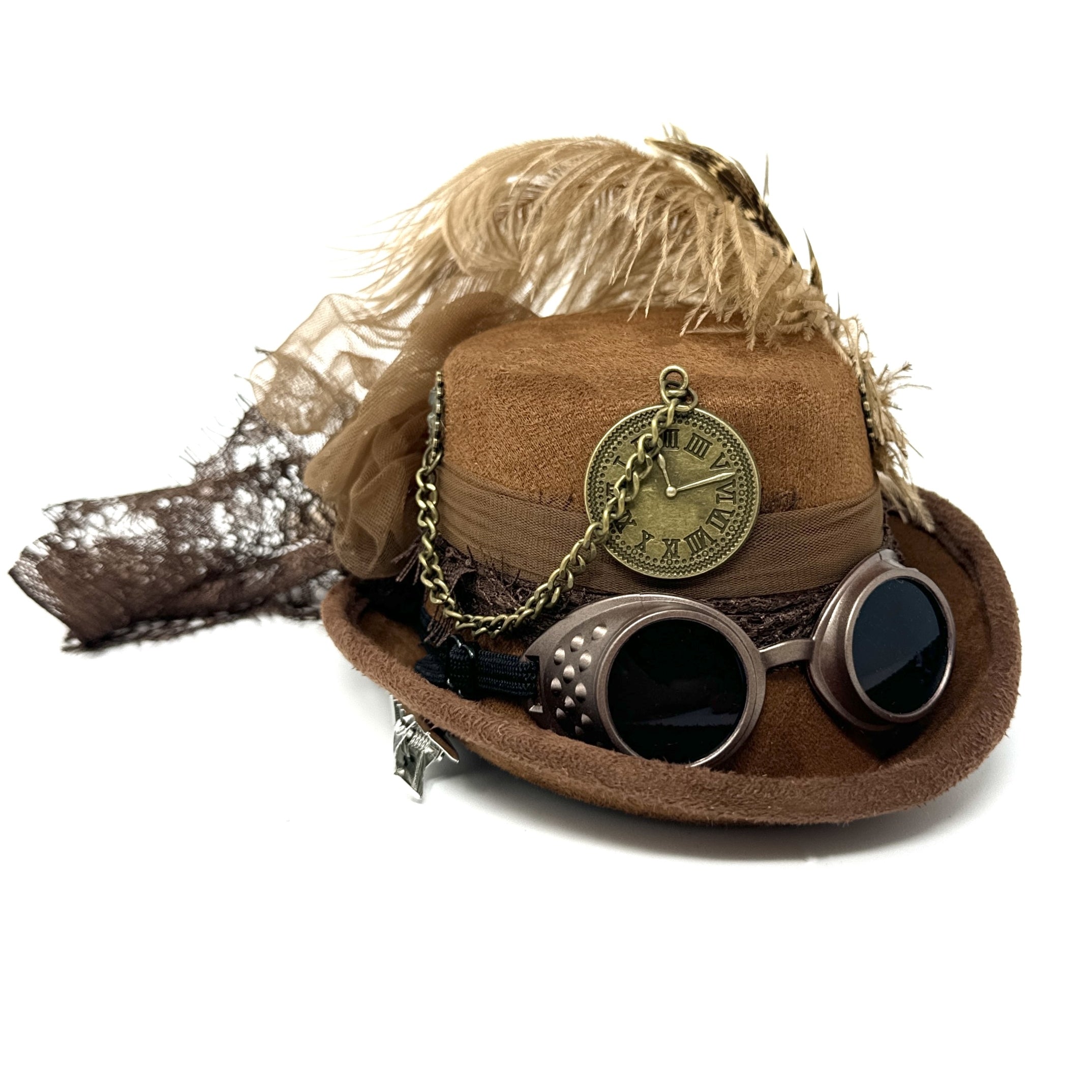 Steampunk Accessories Mini Victorian Top Hat for Women Cosplay Headwear
