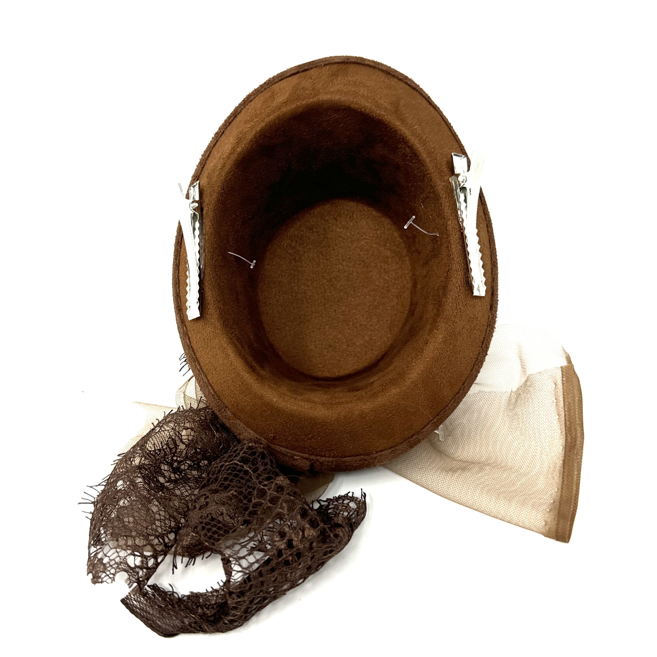 Steampunk Accessories Mini Victorian Top Hat for Women Cosplay Headwear