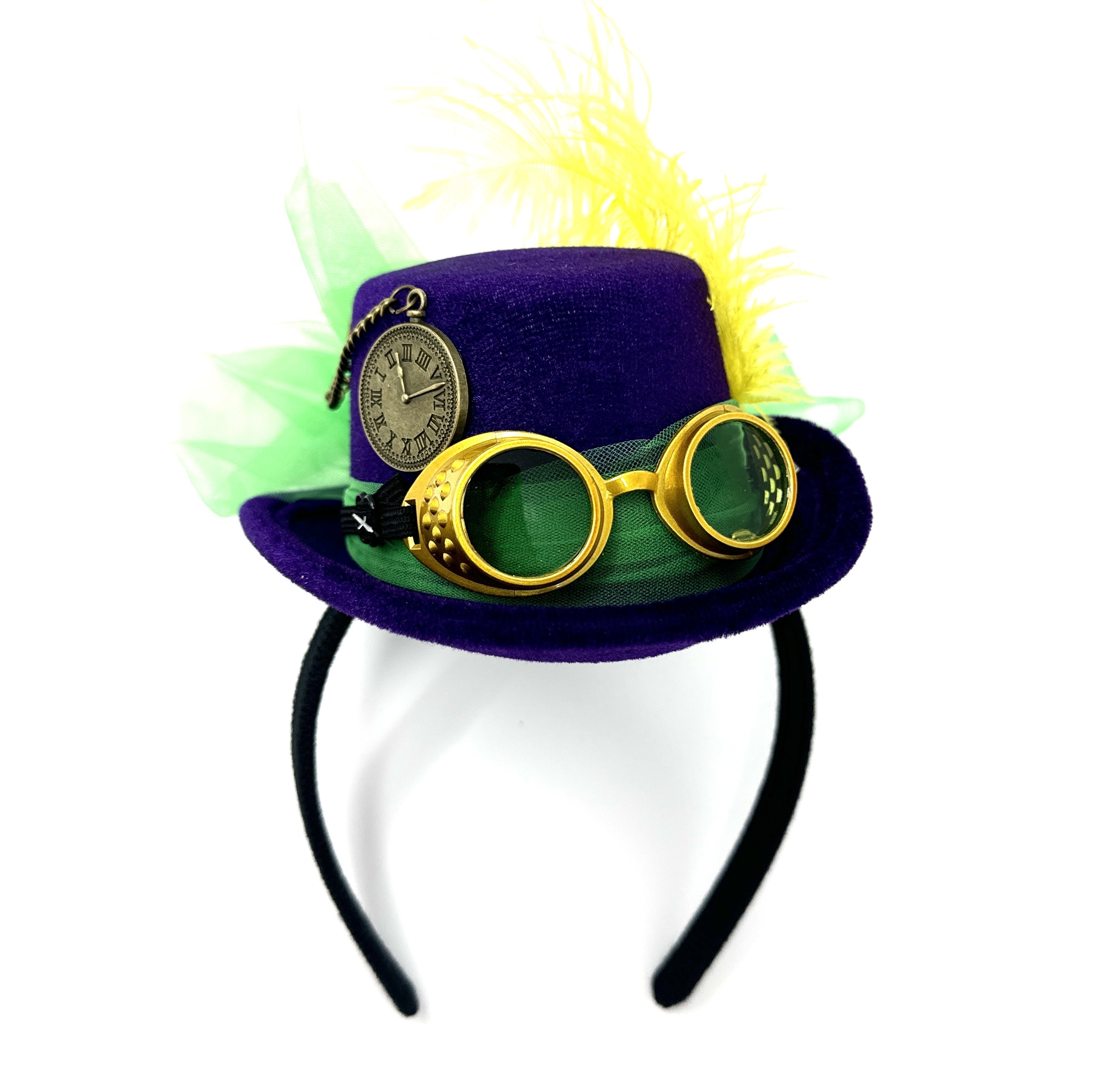 Steampunk Accessories Mini Victorian Top Hat for Women Cosplay Headwear