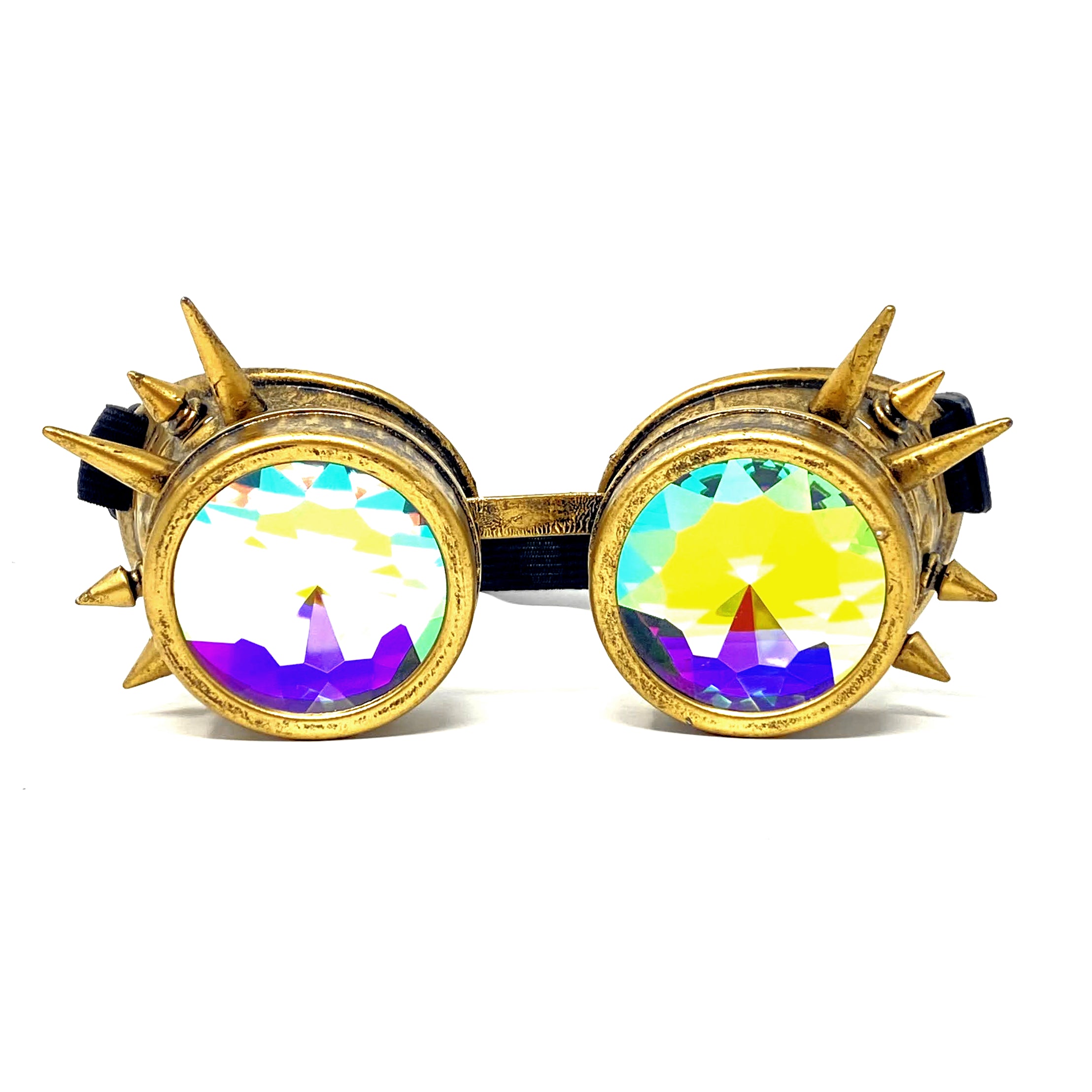 Steampunk Victorian Style Metallic Scientist Time Traveler Goggles