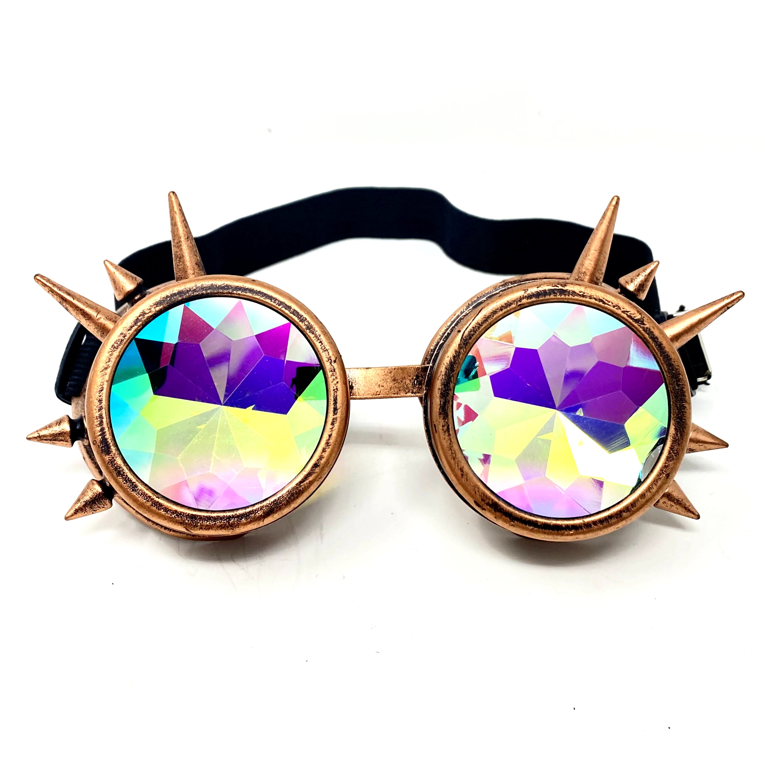 Steampunk Victorian Style Metallic Scientist Time Traveler Goggles