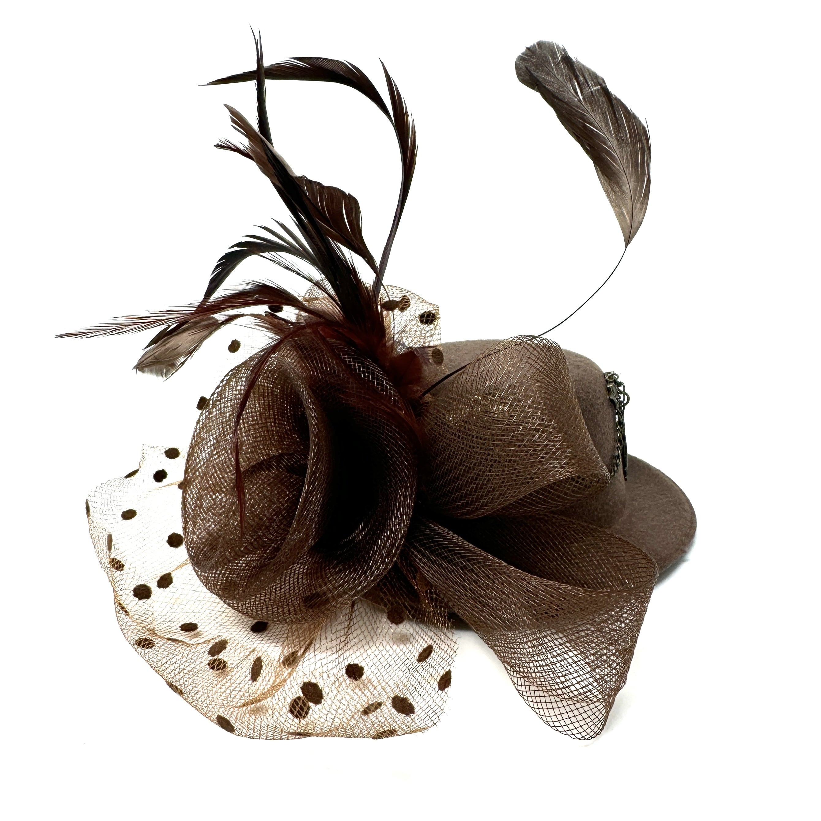 Steampunk Accessories Mini Victorian Top Hat for Women Cosplay Headwear
