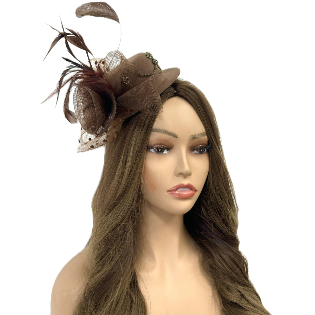 Steampunk Accessories Mini Victorian Top Hat for Women Cosplay Headwear