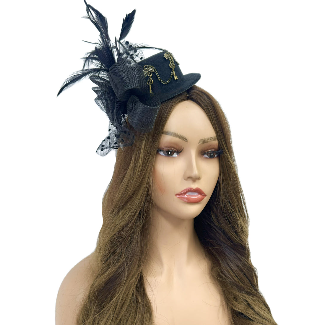 Steampunk Accessories Mini Victorian Top Hat for Women Cosplay Headwear