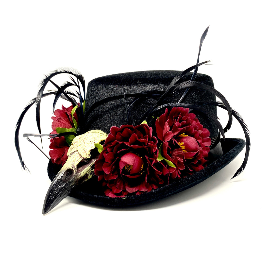 Steampunk Women Top Hat Metallic Mad Hatter Scientist Time Traveler Halloween Costume Hats