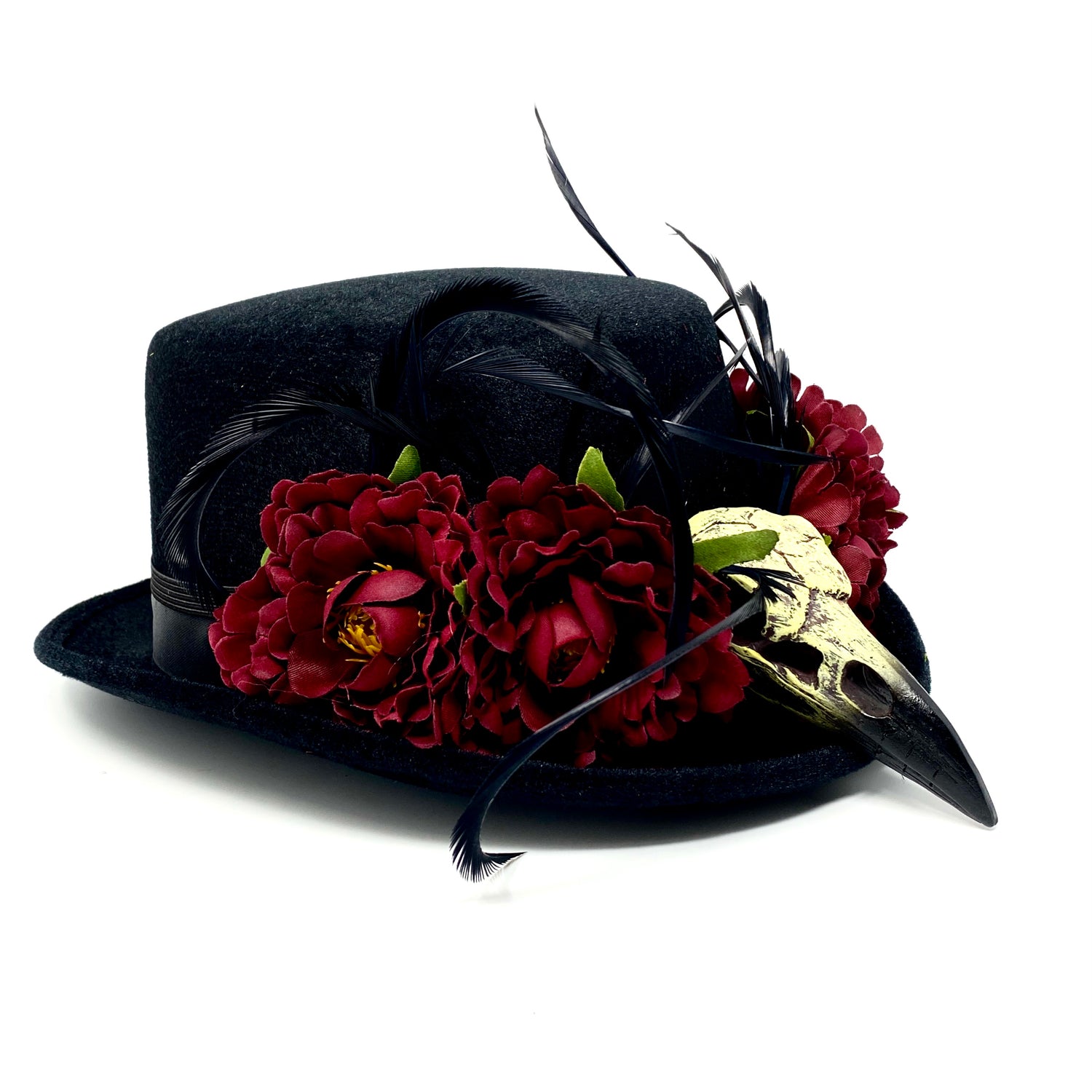 Steampunk Women Top Hat Metallic Mad Hatter Scientist Time Traveler Halloween Costume Hats