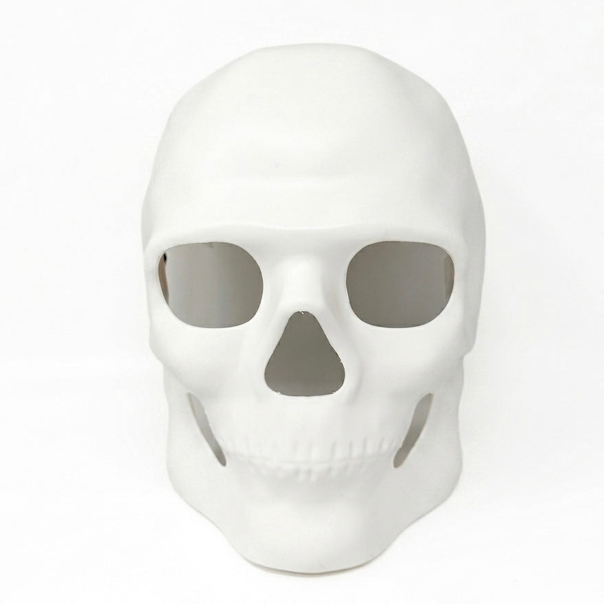 Halloween Skull Mask Scary Skeleton Costume Masquerade Party Masks - White