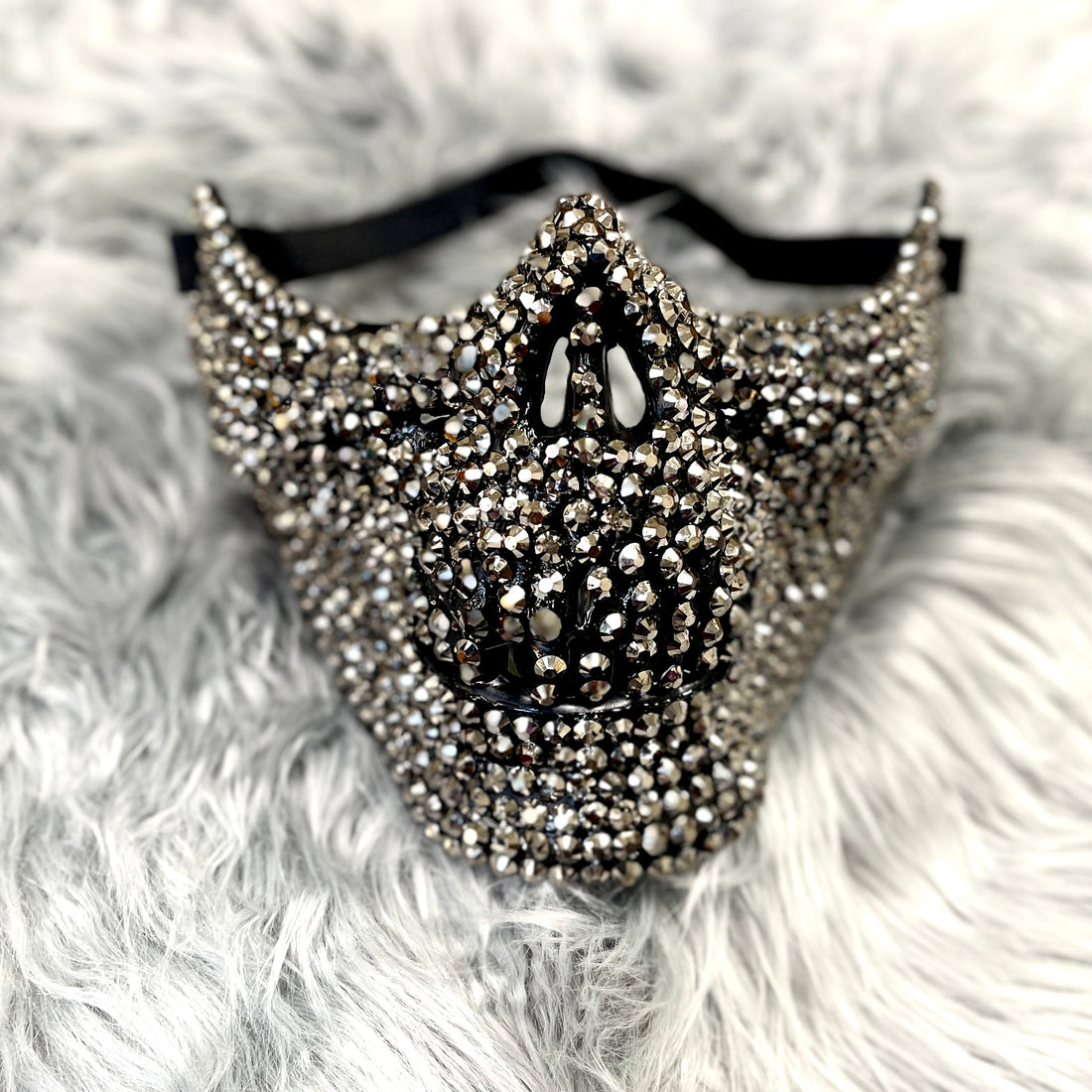 Rhinestone Masquerade Party Mask, Halloween Steampunk Party Masks