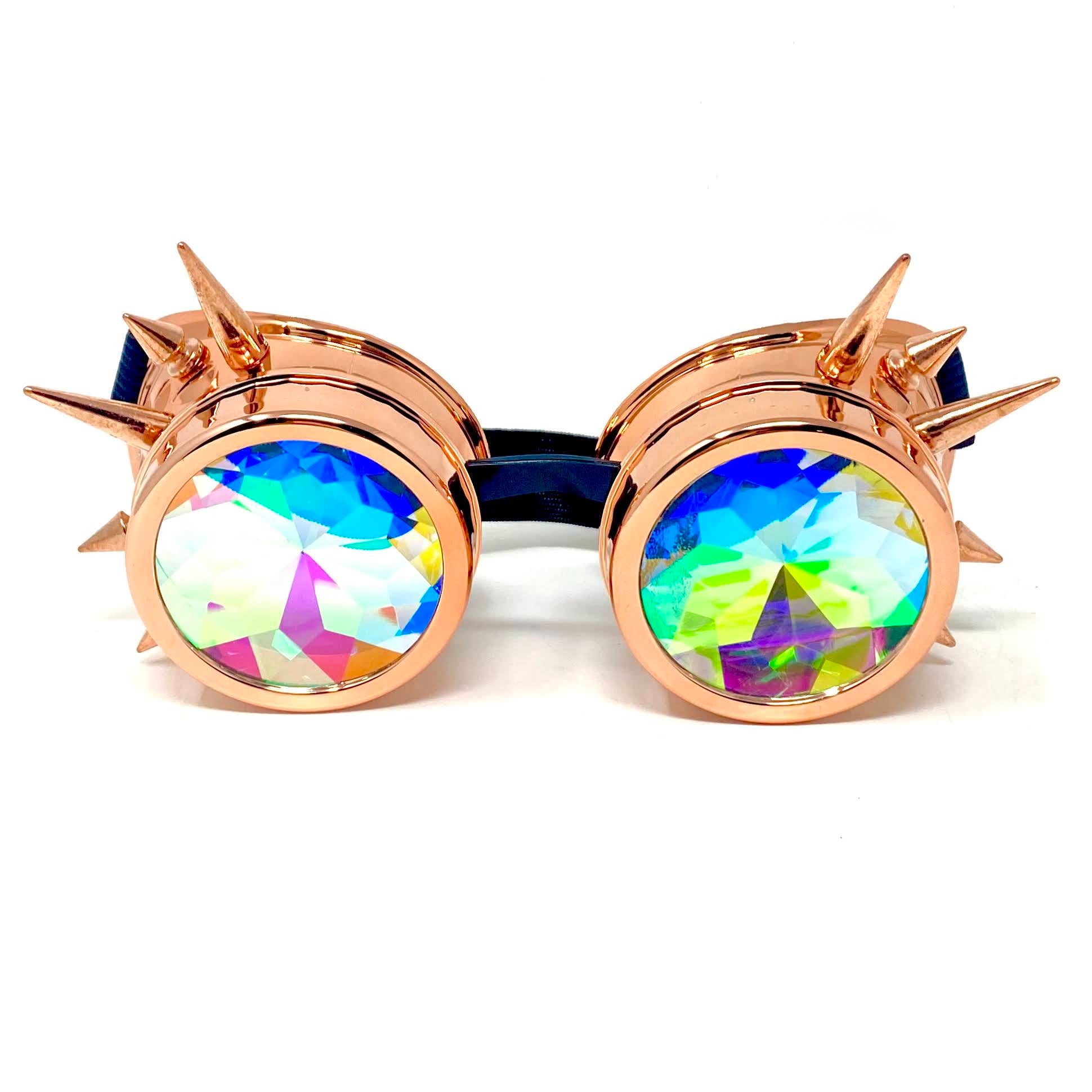 Steampunk Victorian Style Metallic Scientist Time Traveler Goggles