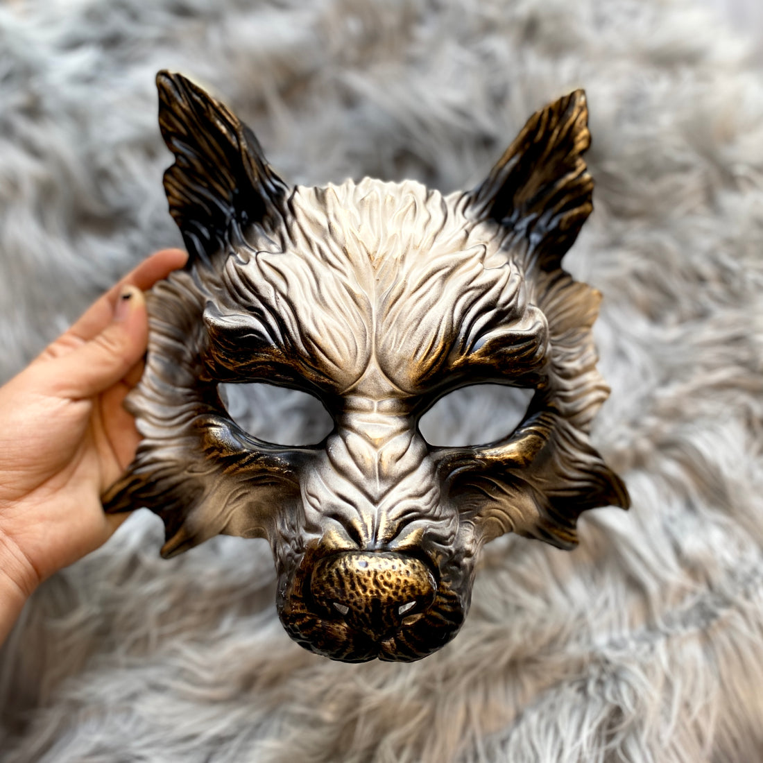 Wolf Masquerade Mask Steampunk Style Scary Devil Halloween Costume Cosplay Party Masks