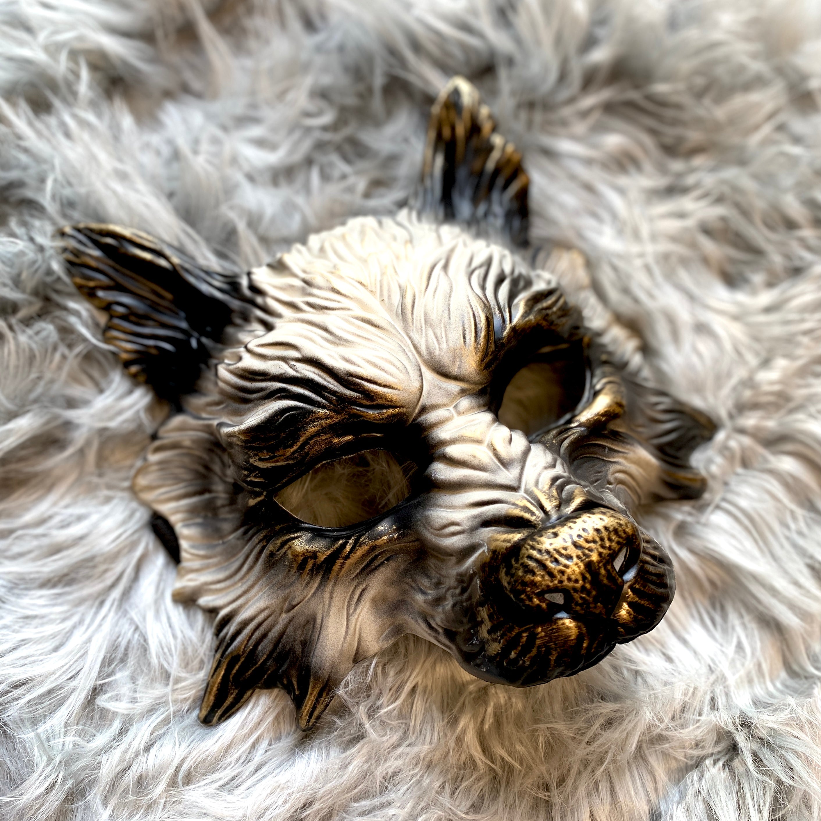 Wolf Masquerade Mask Steampunk Style Scary Devil Halloween Costume Cosplay Party Masks