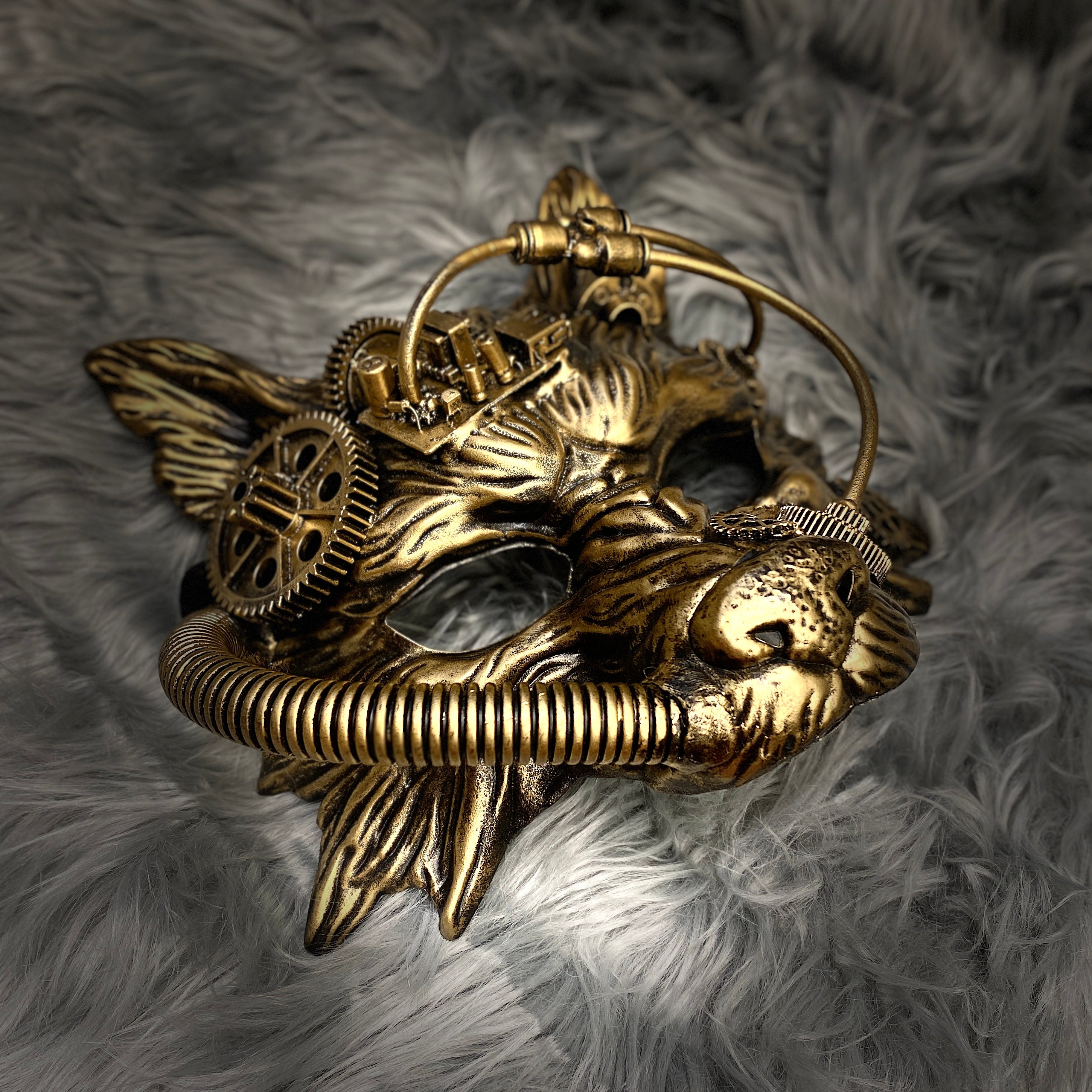 Steampunk Style Scary Devil Wolf Animal Masquerade Masks Halloween Costume Party Mask