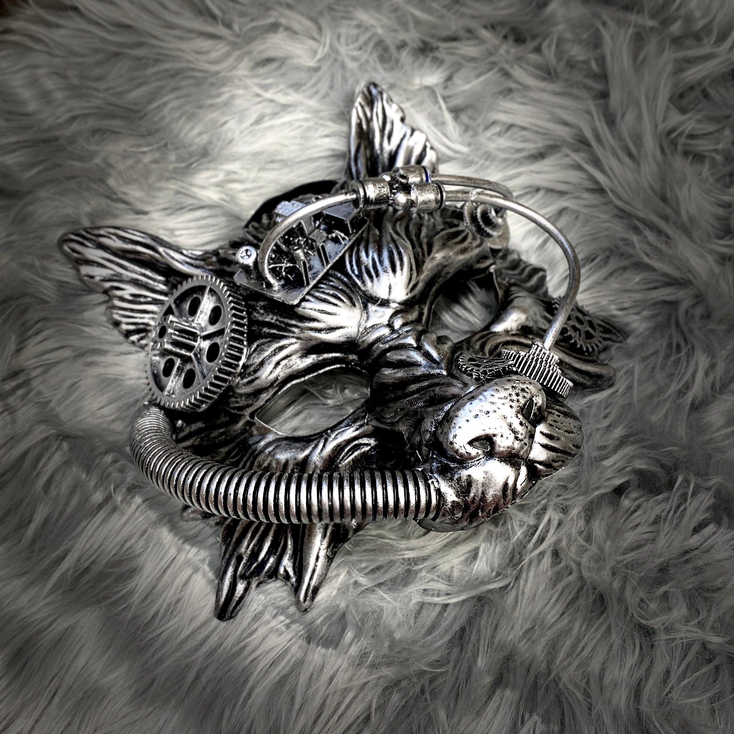 Steampunk Style Scary Devil Wolf Animal Masquerade Masks Halloween Costume Party Mask
