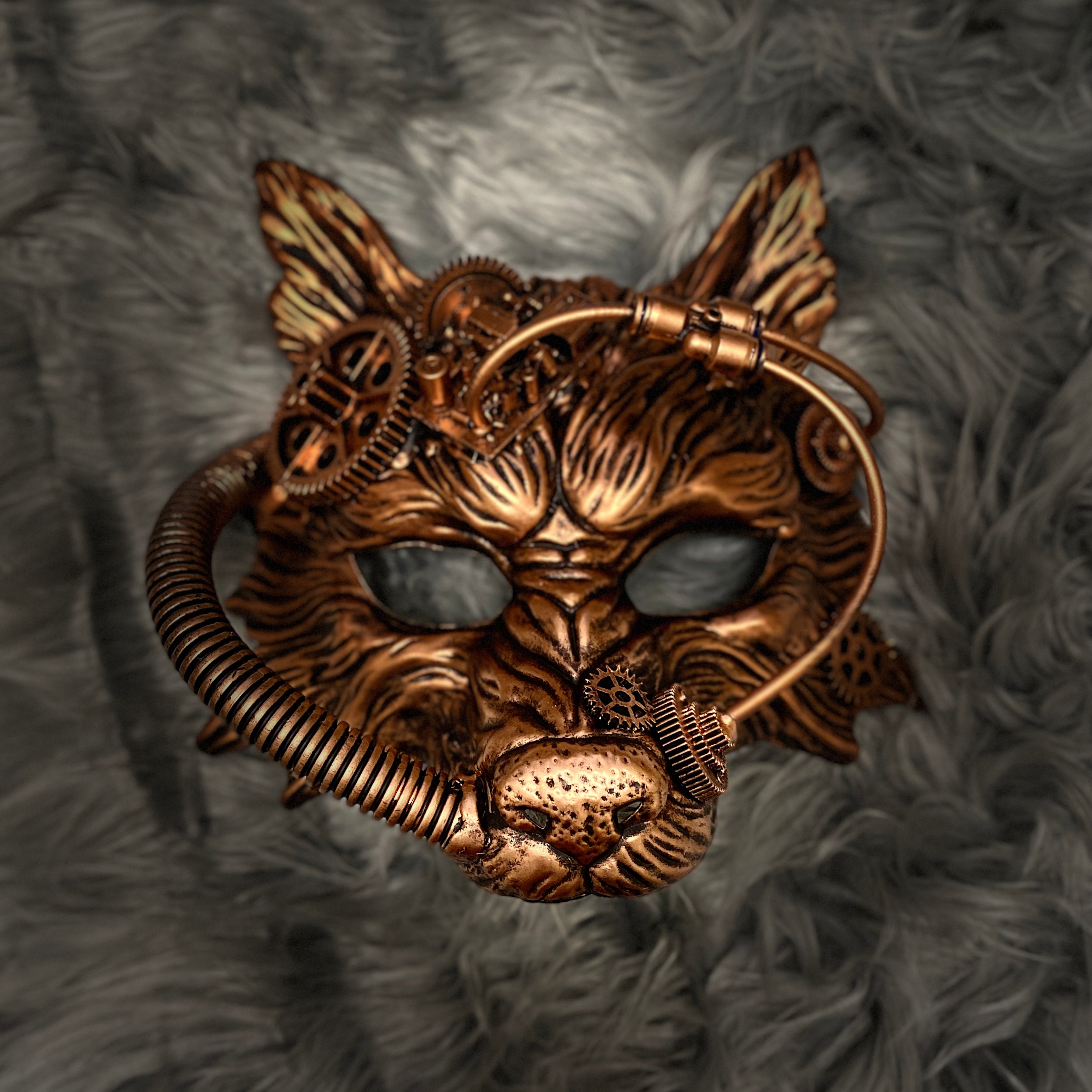 Steampunk Style Scary Devil Wolf Animal Masquerade Masks Halloween Costume Party Mask