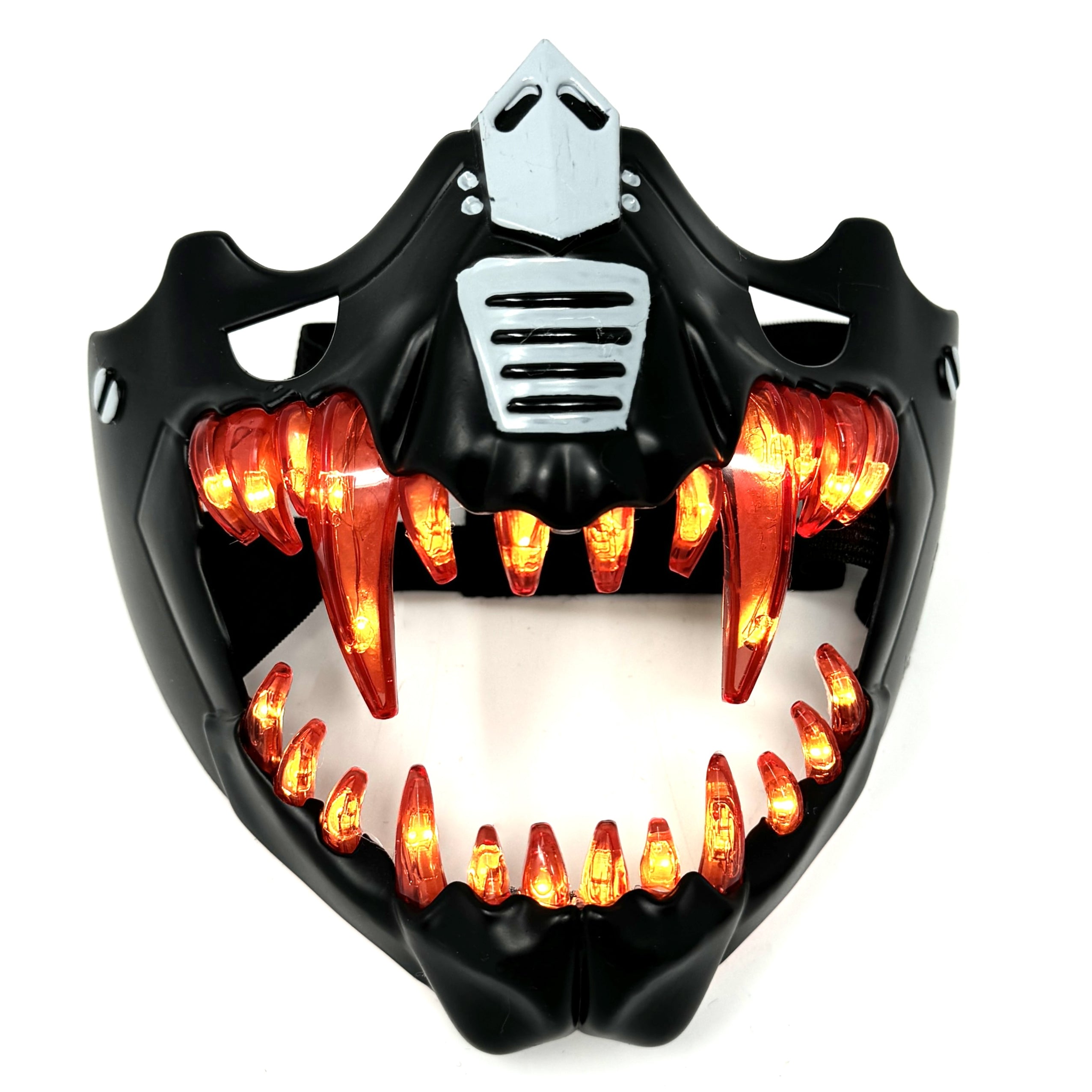Steampunk Style LED Light UP Metallic Half Face Masquerade Party Masks