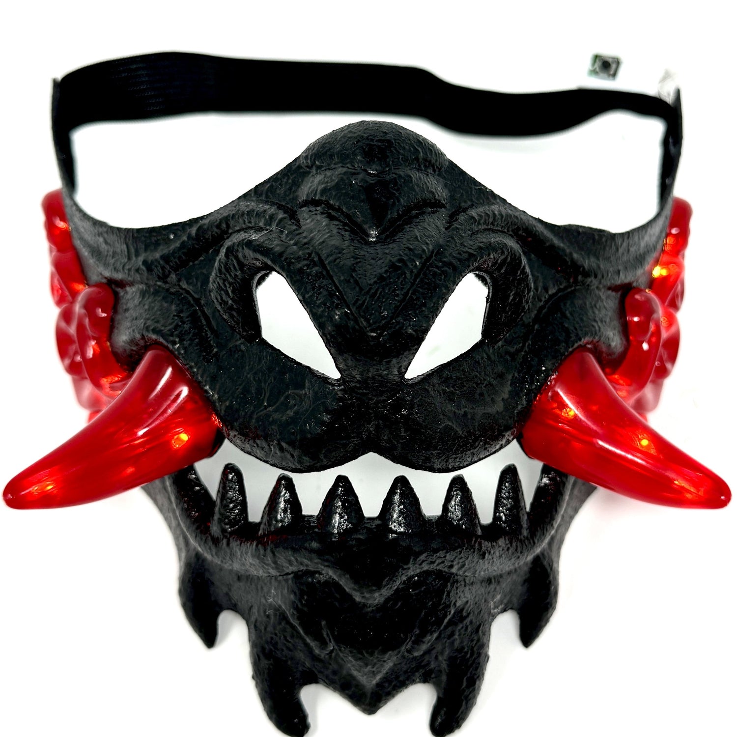 Steampunk Style LED Light UP Metallic Half Face Masquerade Party Masks