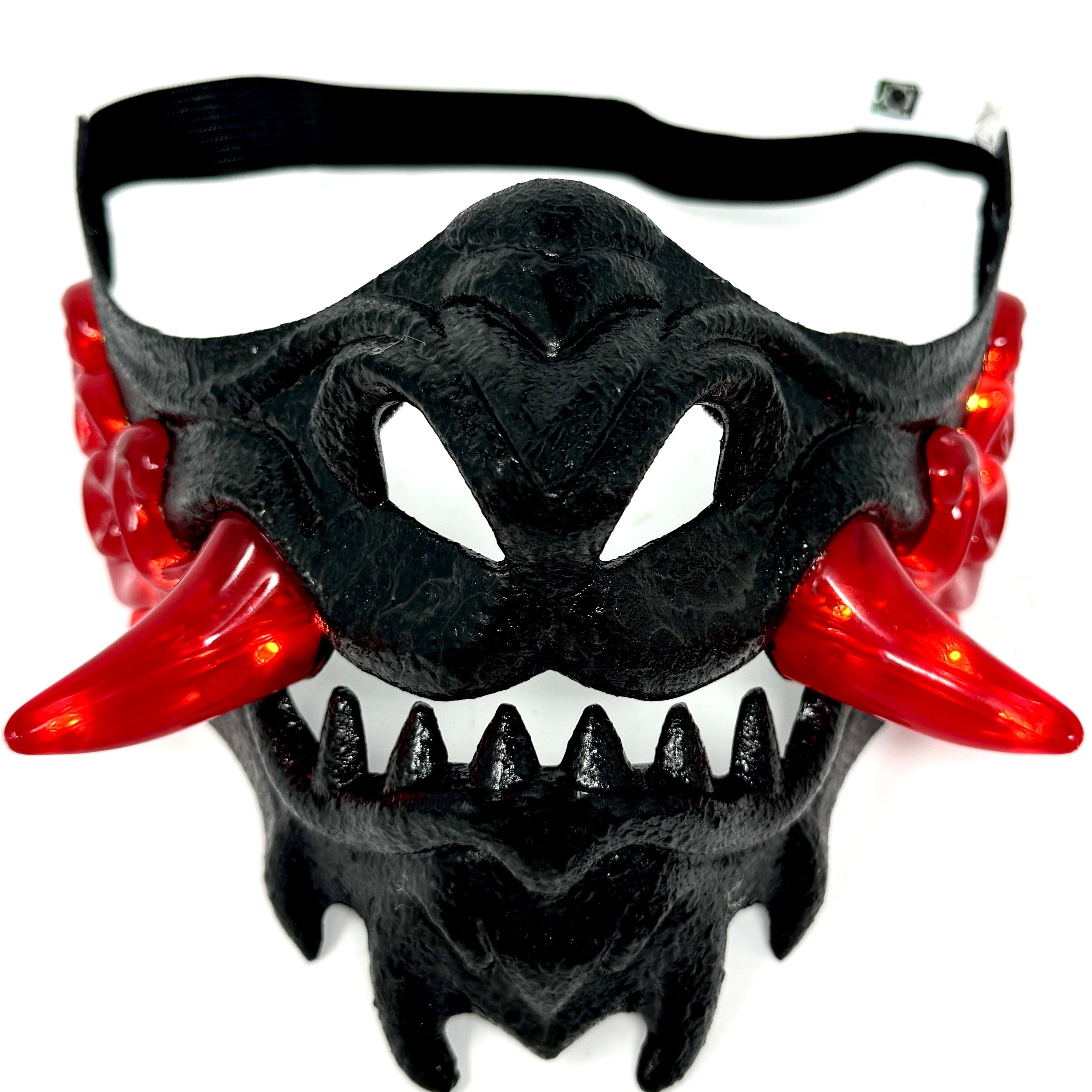 Steampunk Style LED Light UP Metallic Half Face Masquerade Party Masks