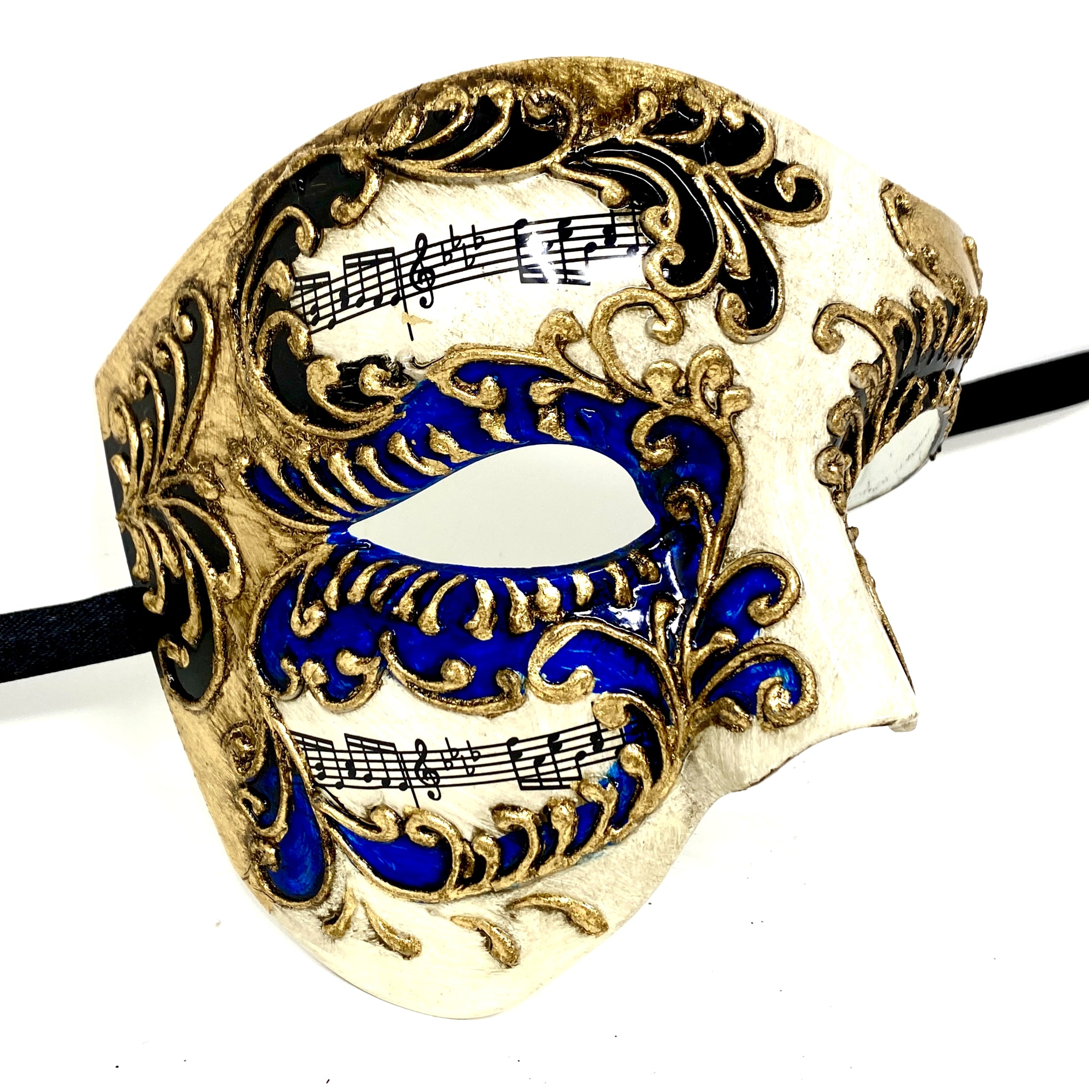 Blue Men Costume Phantom of The Opera Half Face Masquerade Party Masks