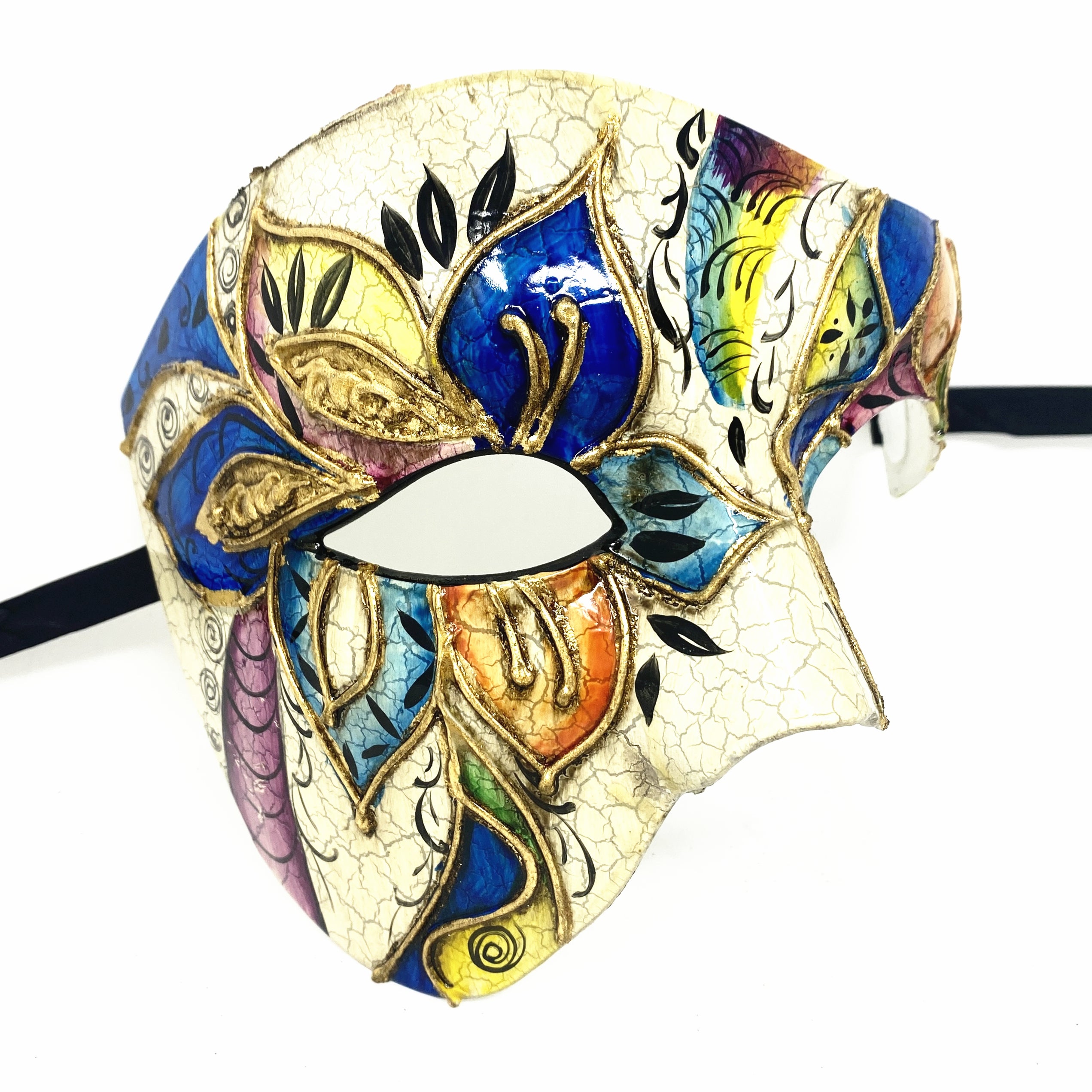 Blue Men Costume Phantom of The Opera Half Face Masquerade Party Masks