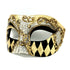 Men Costume Masquerade Party Eye Masks - Gold