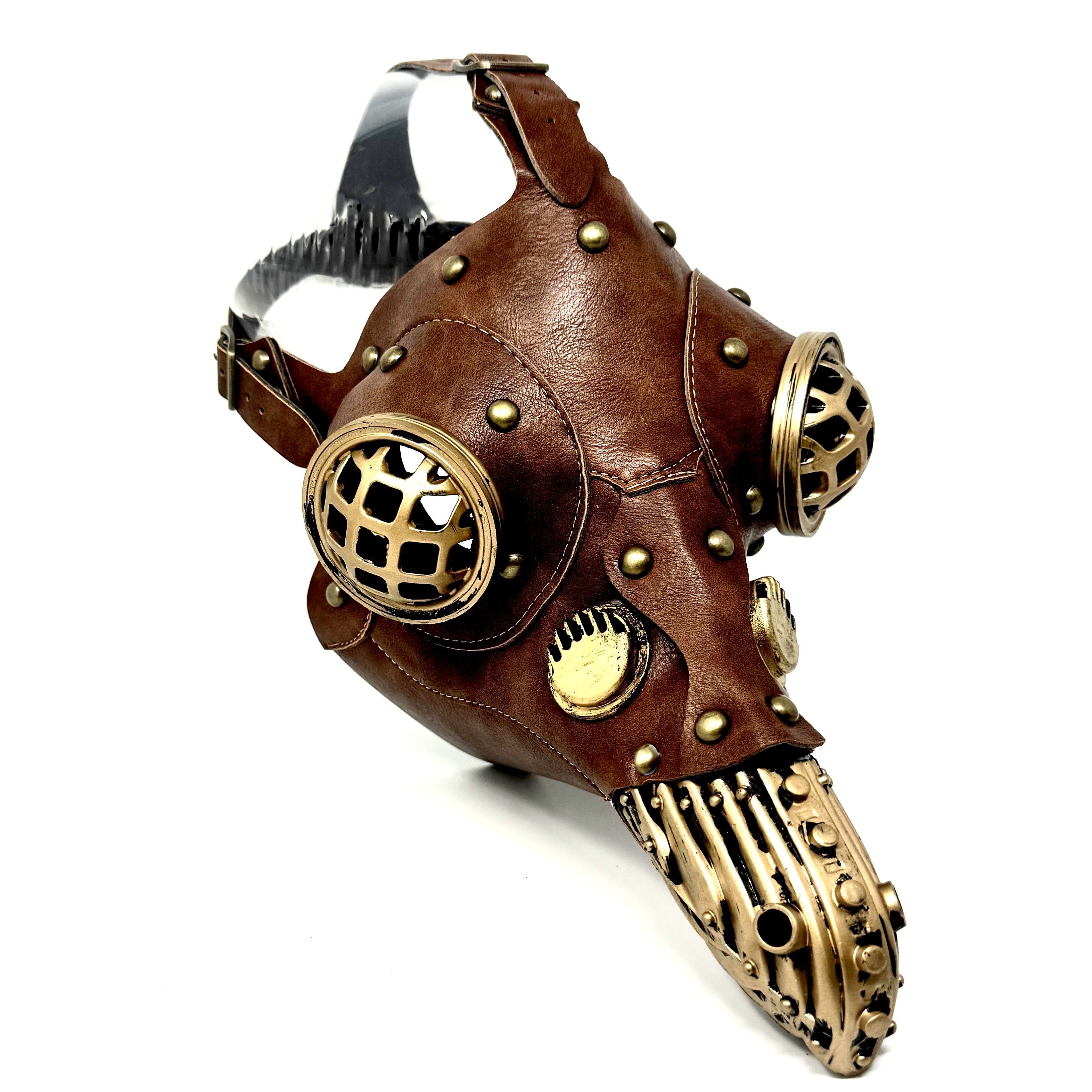 Steampunk Plague Doctor Costume Mask, Long Nose Masquerade Party Halloween Ball Masks