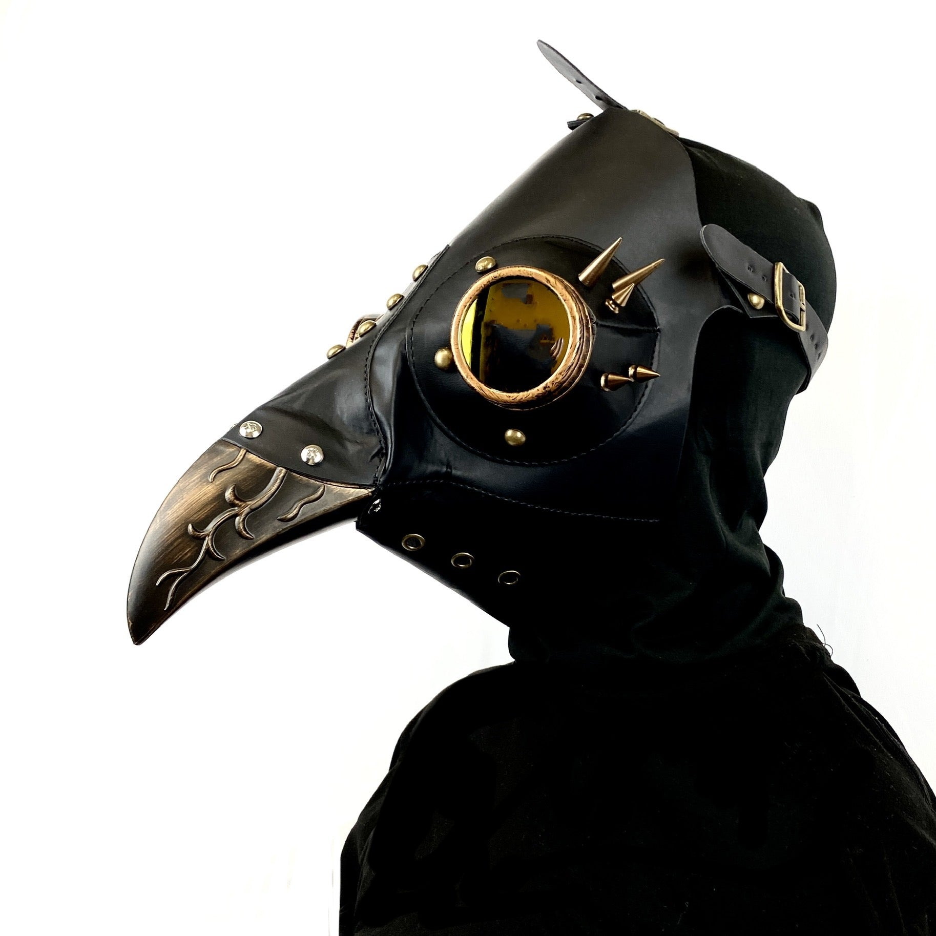 Steampunk Plague Doctor Mask, Long Nose Bird Beek Mask For Halloween Costume Cosplay party