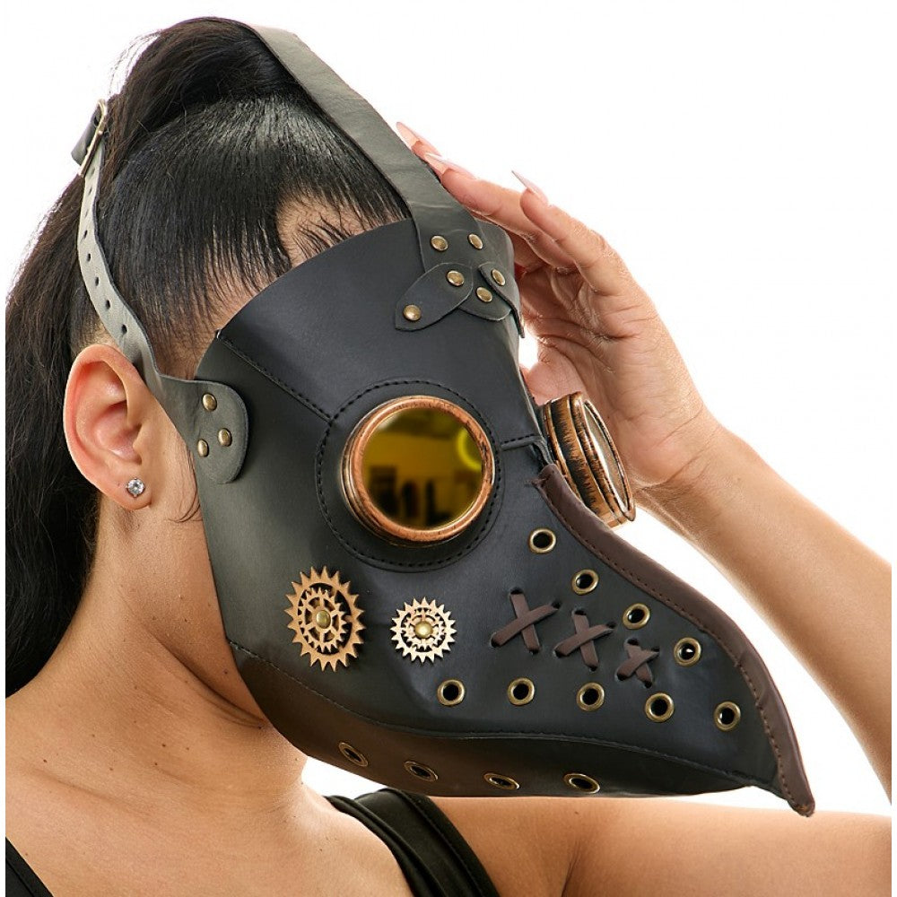 Steampunk Plague Doctor Mask, Long Nose Bird Beek Mask For Halloween Costume Cosplay party