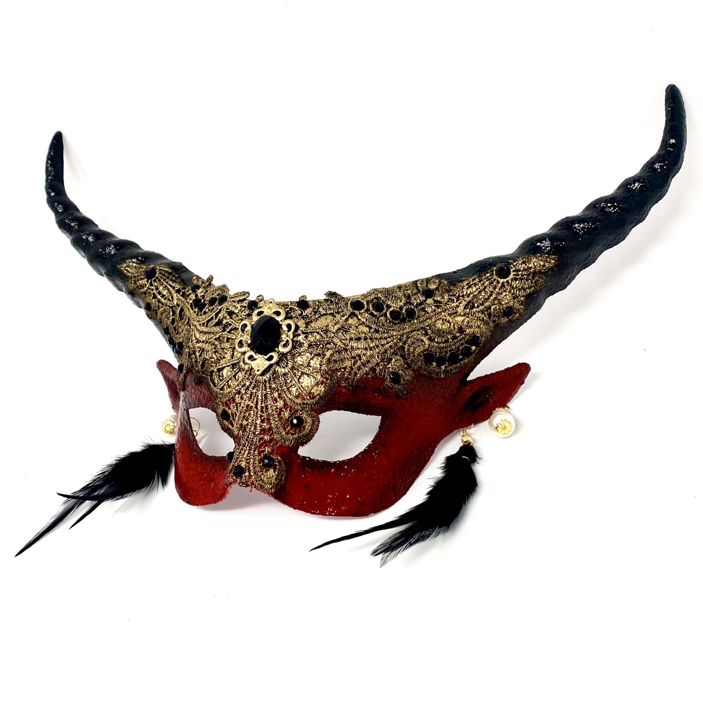 Ram Goat Steampunk Masquerade Mask Devil Party Masks For Costume Halloween Horror Demon Party