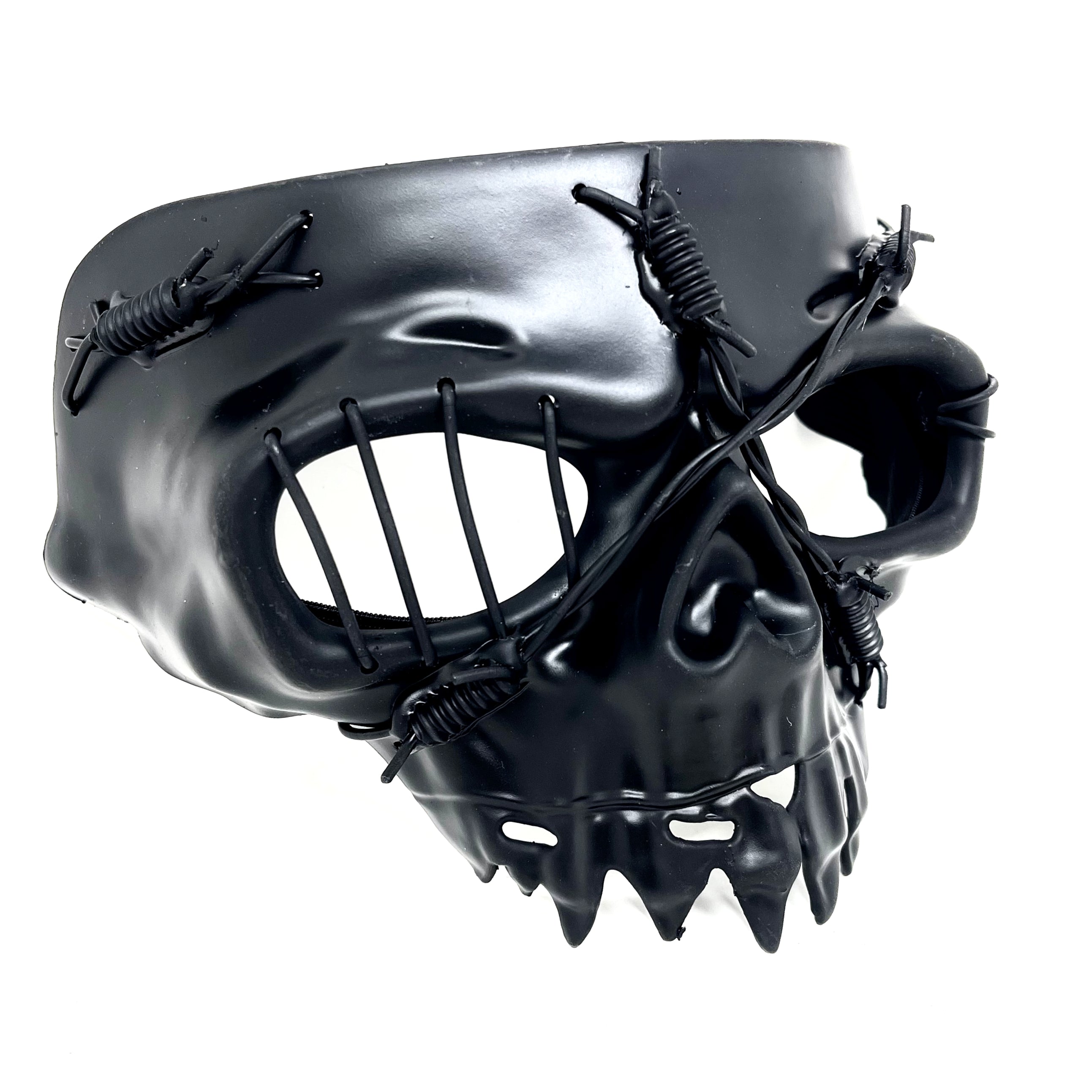 Halloween Skull Mask Scary Skeleton Costume Party Masks - Black