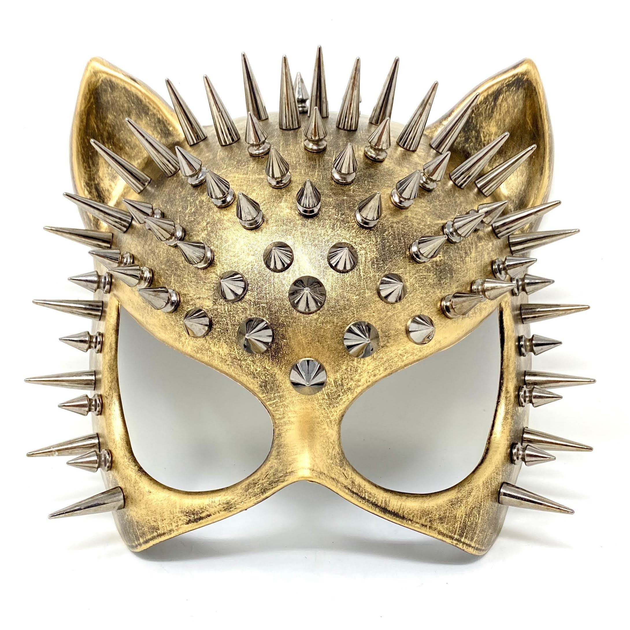Cat Face Masquerade Mask For Halloween Venetian Mardi Gras Party Costume Masks