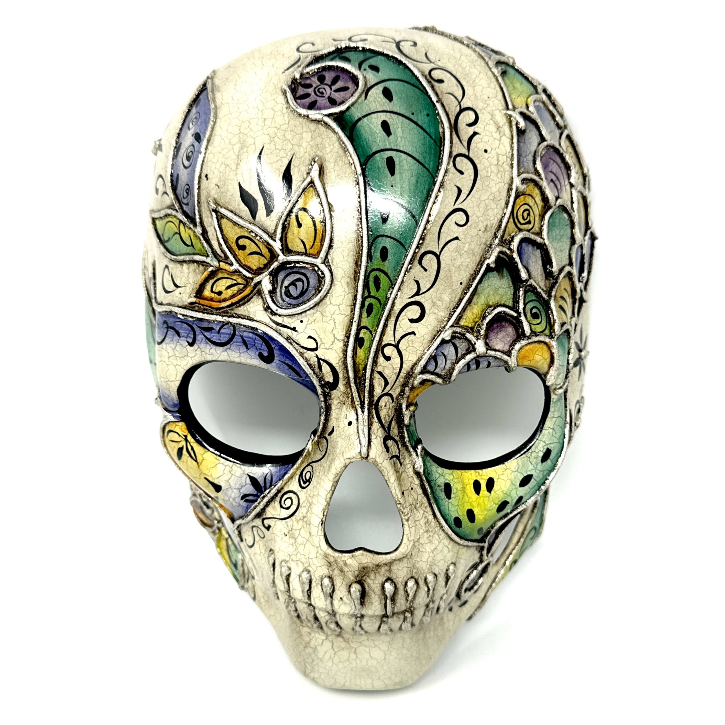 Halloween Skull Mask Scary Skeleton Costume Party Masks - Green
