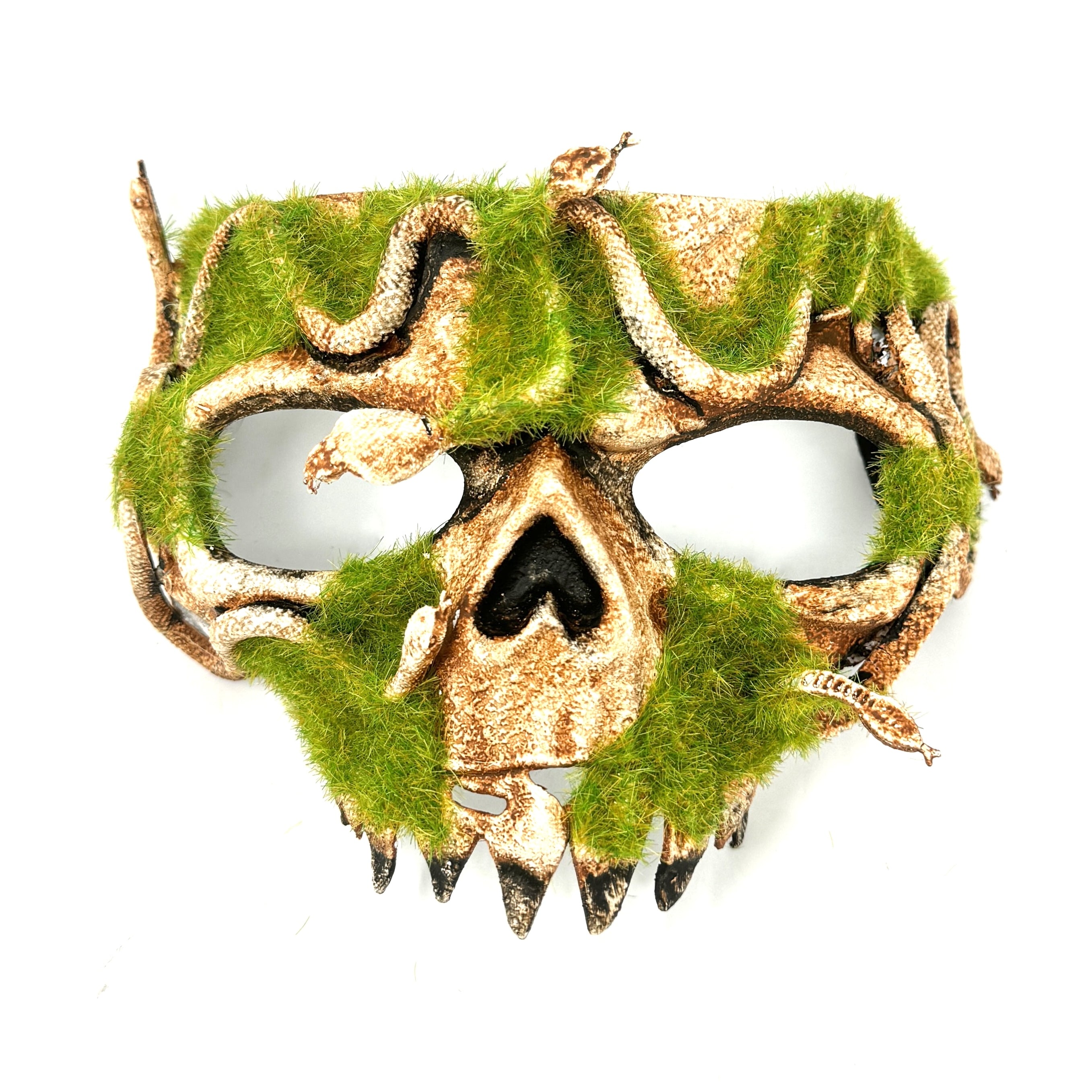 Steampunk Skull Masquerade Party Mask, Scary Horror Skeleton Devil Masks for Halloween Costume Cosplay