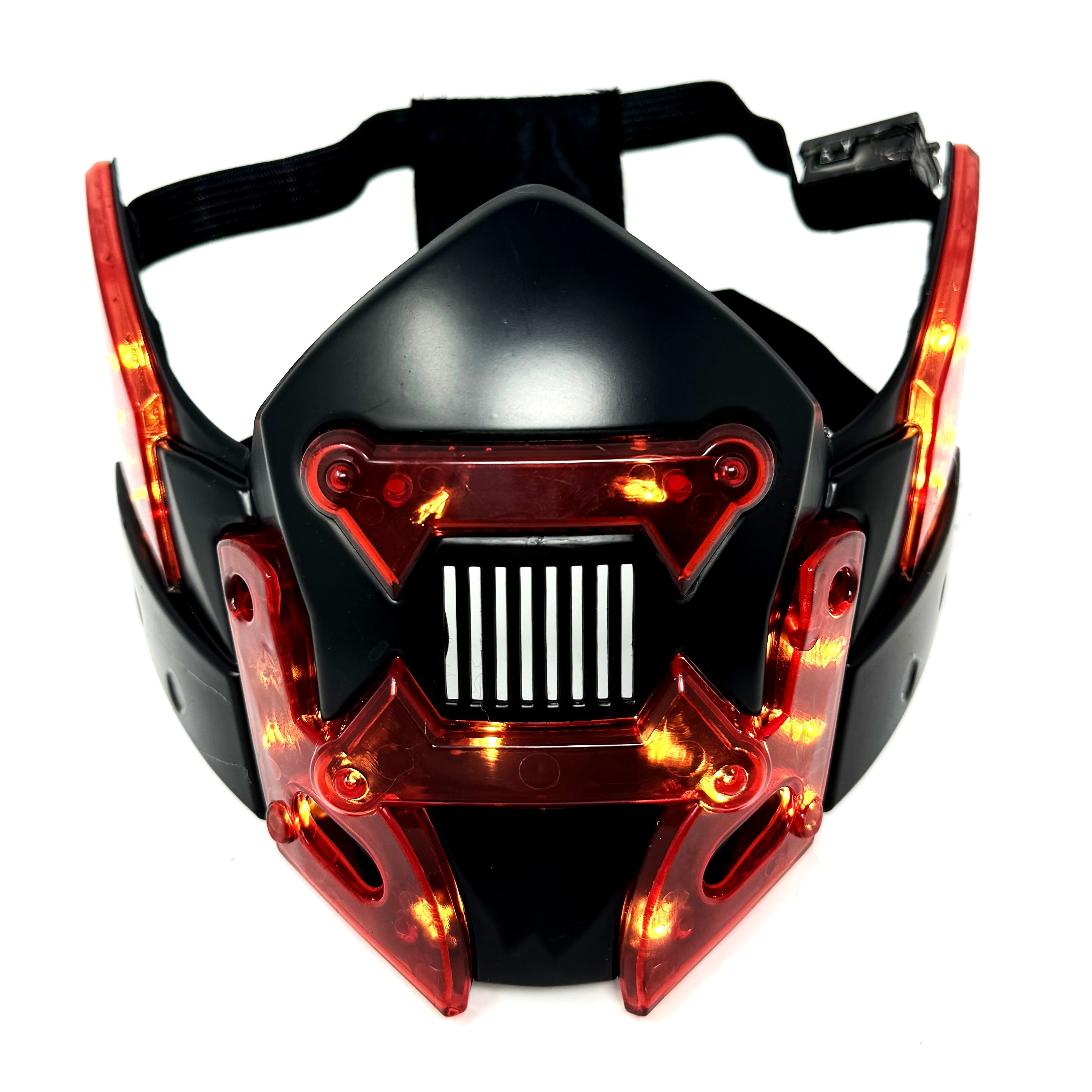 Steampunk Style LED Light UP Metallic Half Face Masquerade Party Masks