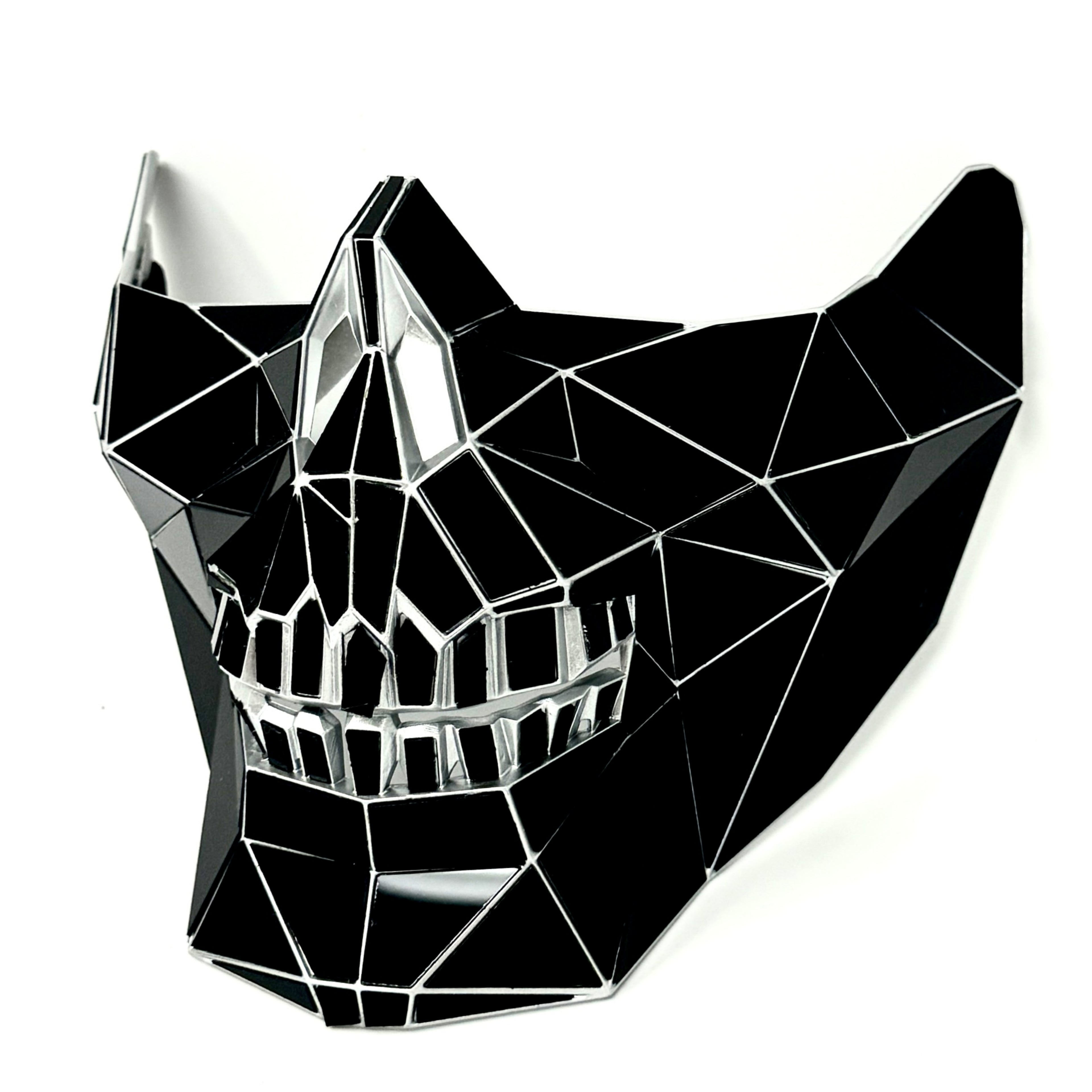 Polygon Mirror Rhinestone Masquerade Party Mask, Halloween Ball Party masks
