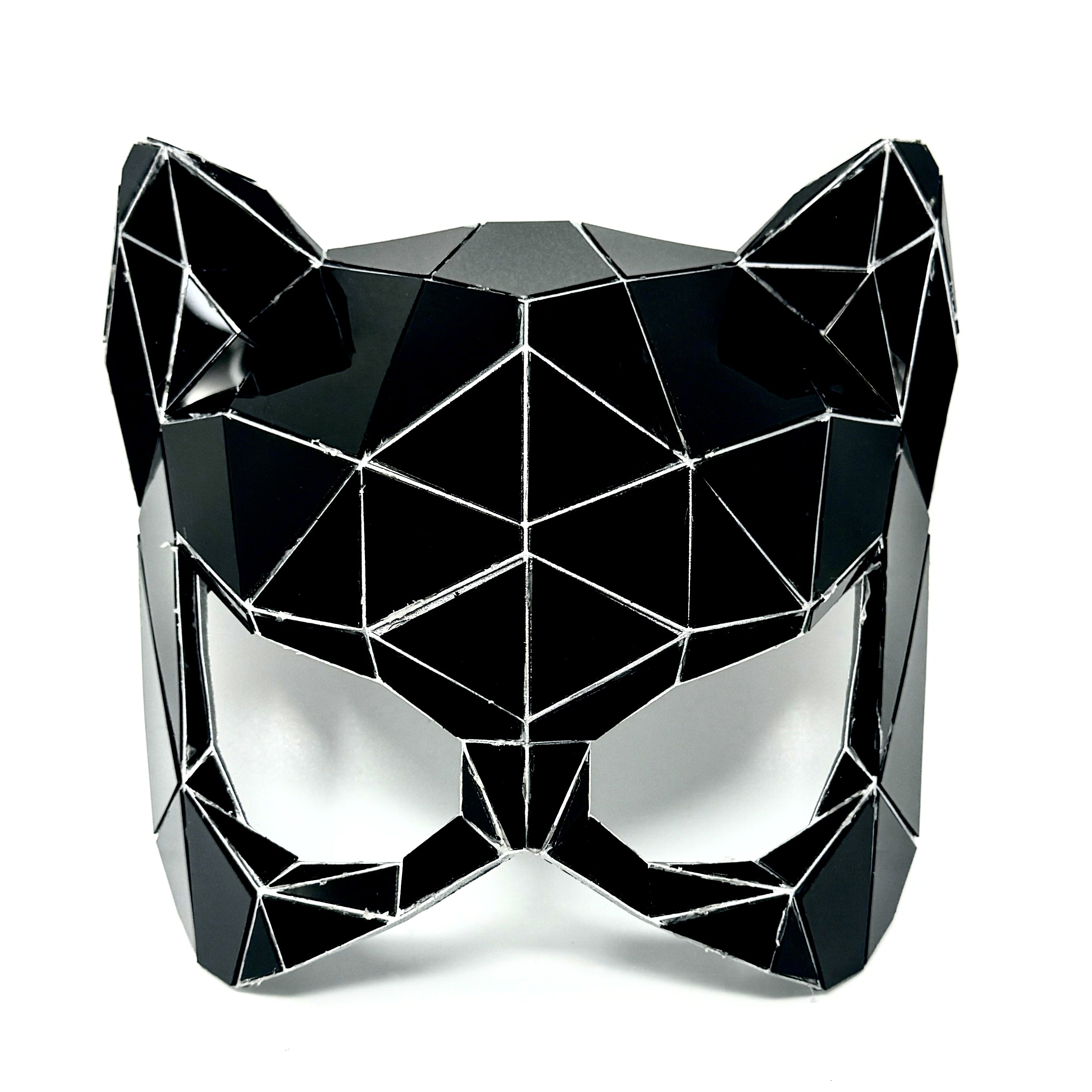 Polygon Mirror Rhinestone Masquerade Party Mask, Halloween Ball Party masks