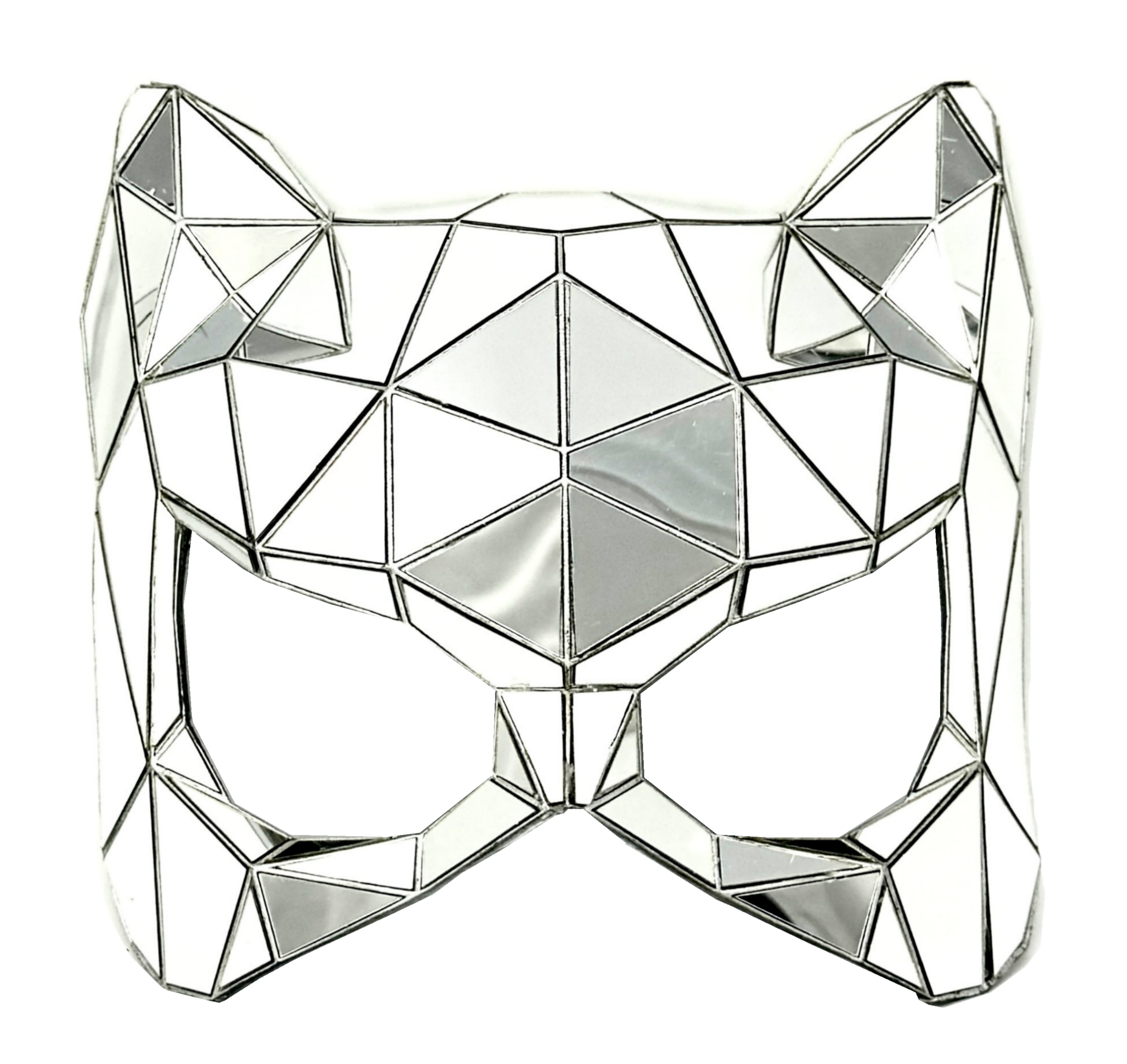 Polygon Mirror Rhinestone Masquerade Party Mask, Halloween Ball Party masks