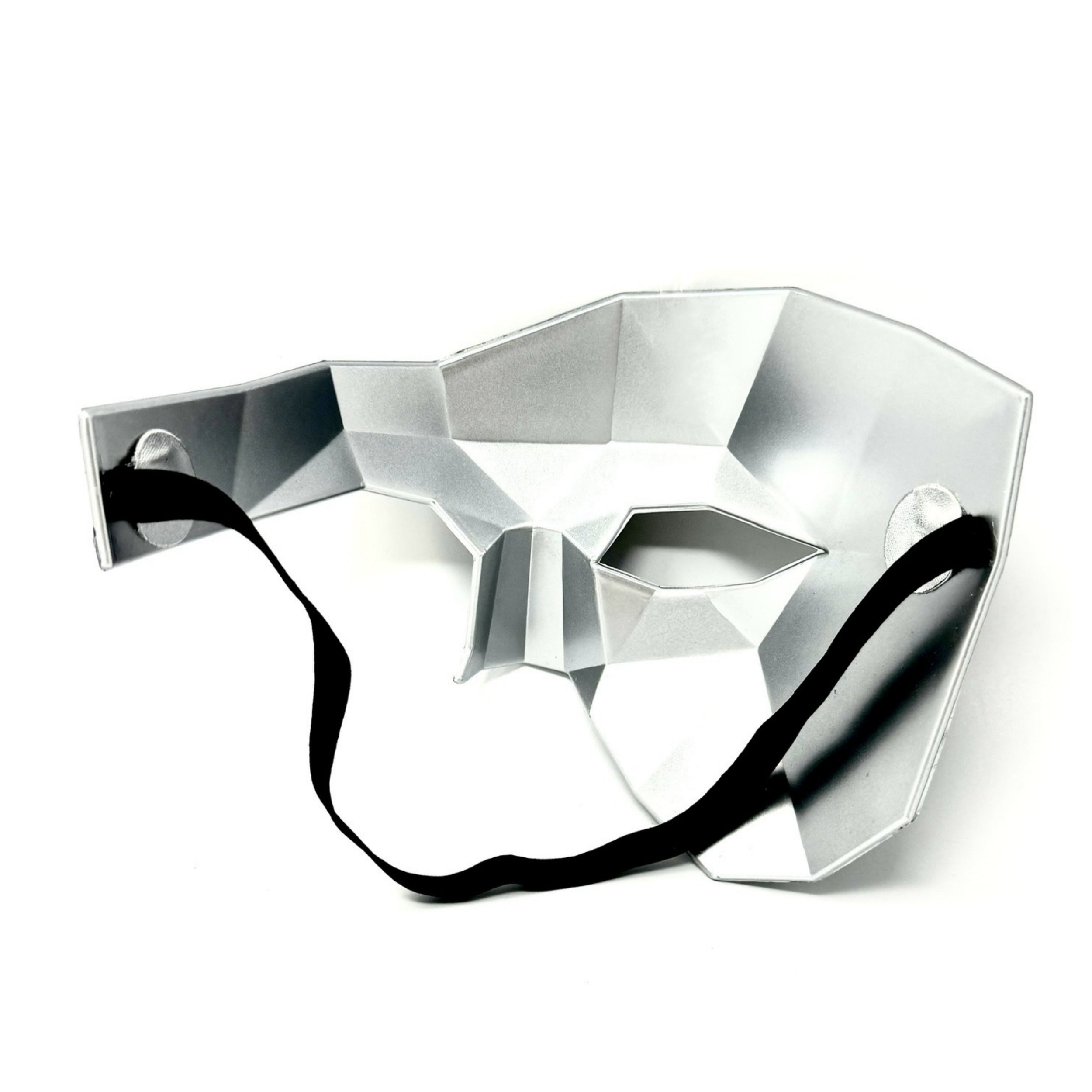 Polygon Mirror Rhinestone Masquerade Party Mask, Halloween Ball Party masks