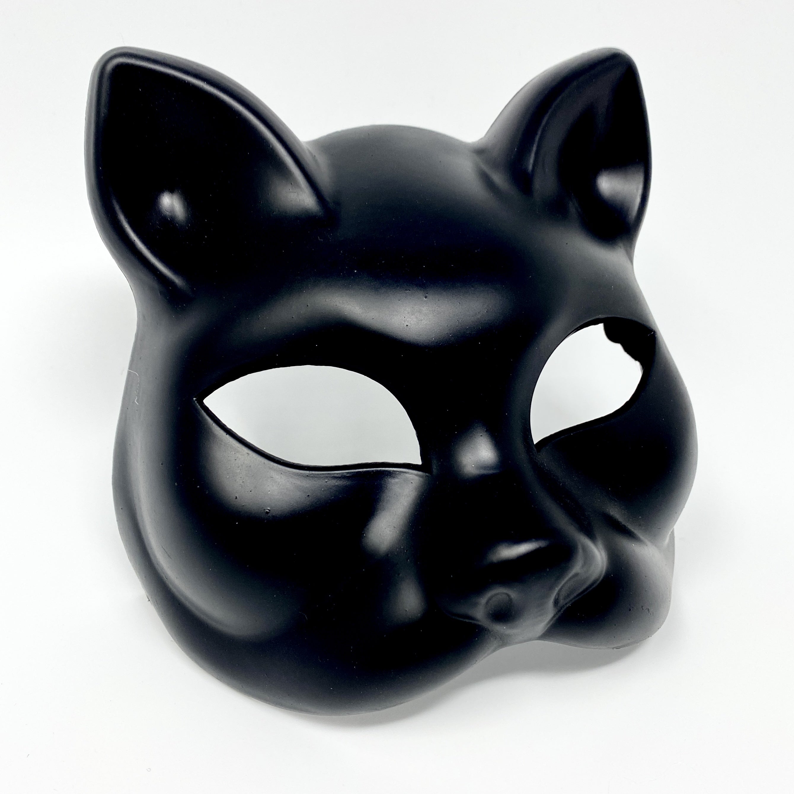 Cat Masquerade Party Masks For Costume - Black