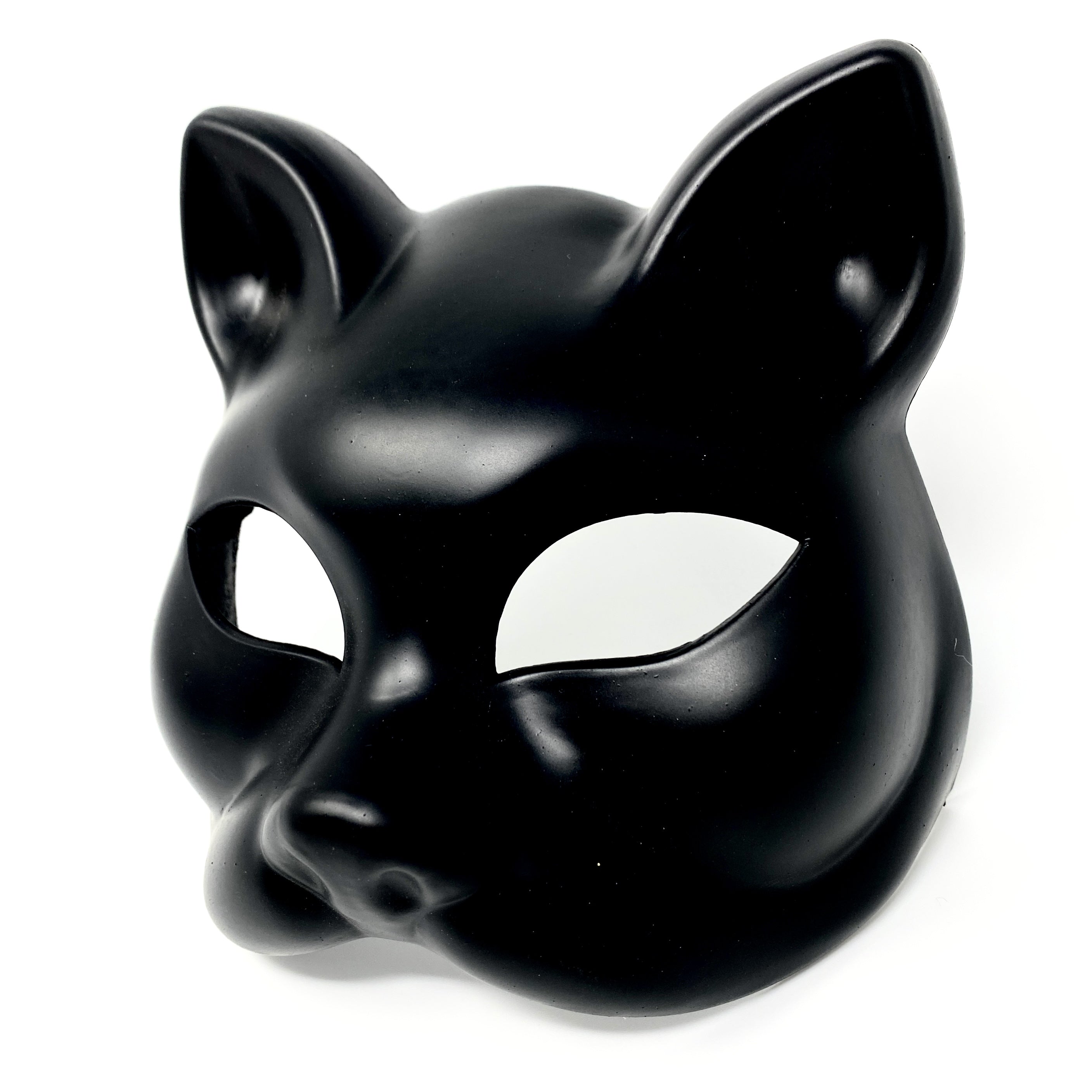 Cat Masquerade Party Masks For Costume - Black
