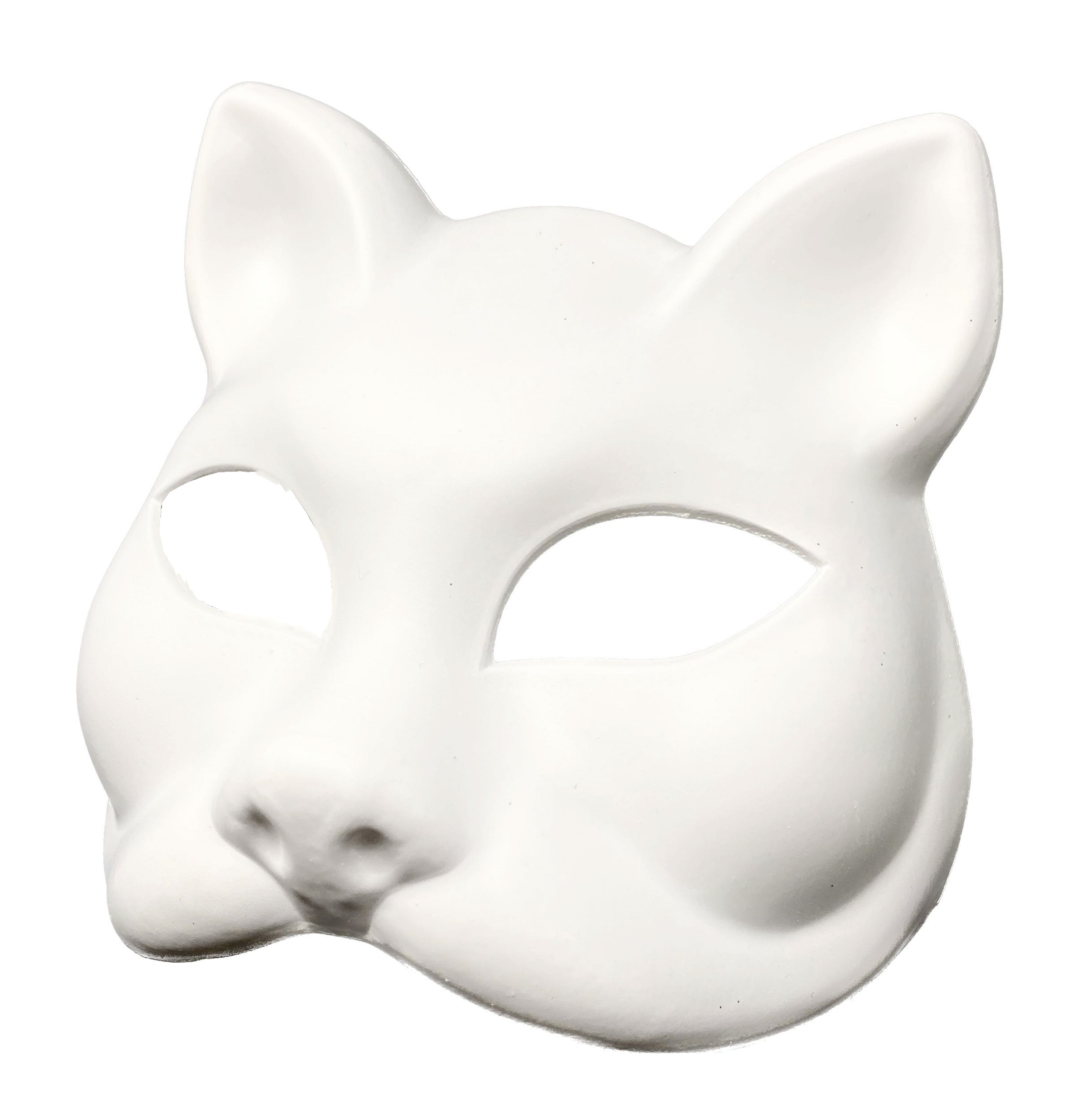 Cat Masquerade Party Masks For Costume - White