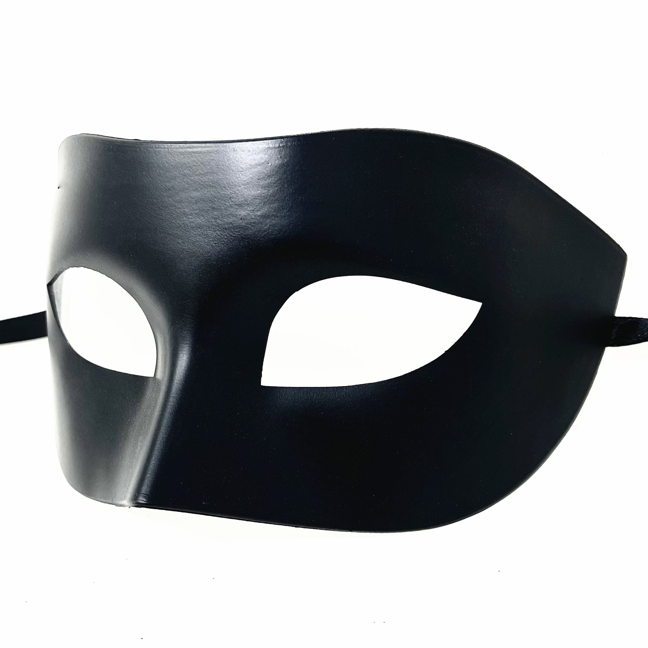 Men Costume Mask Masquerade Party Eye Masks For Halloween , Mardi Gras - Black