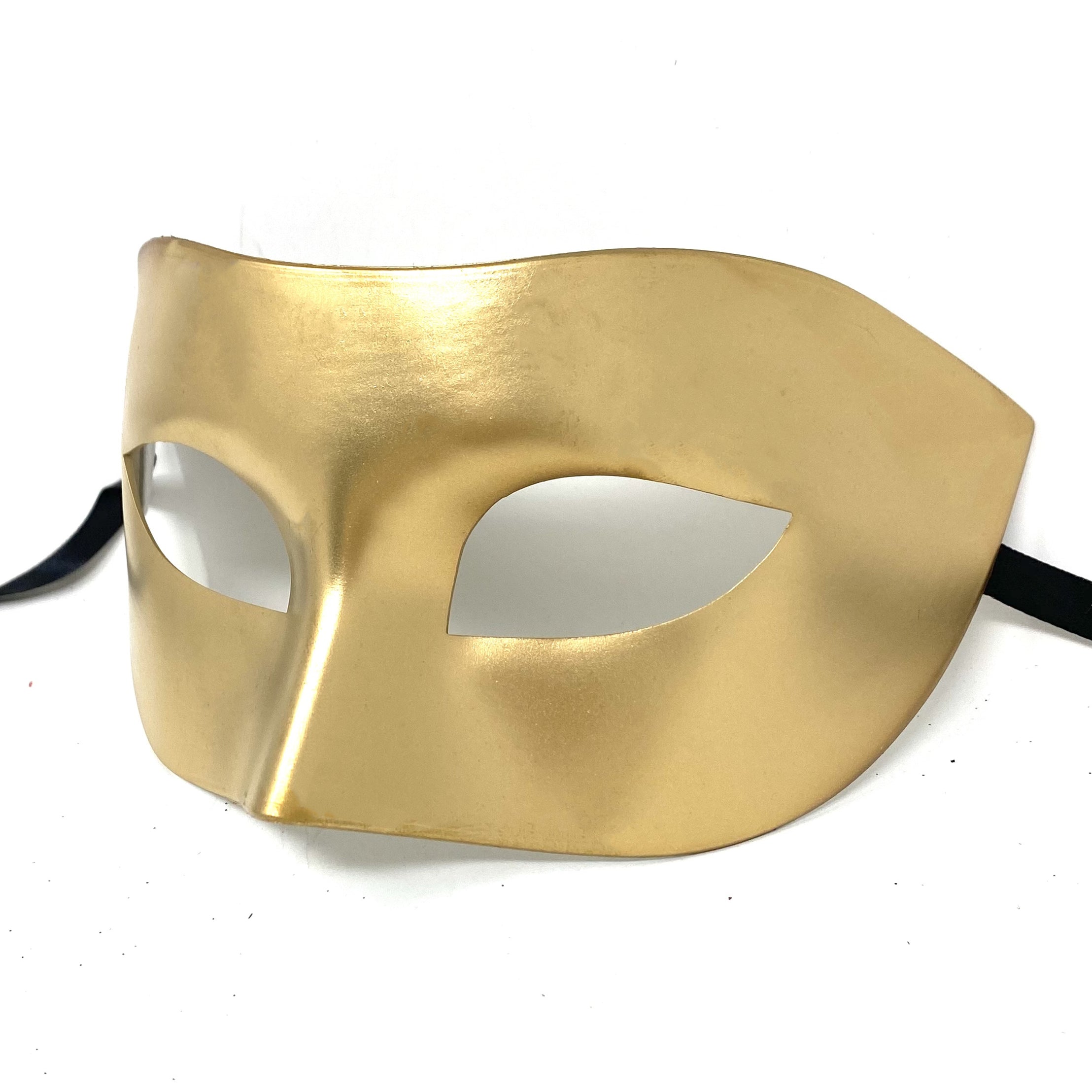 Men Costume Mask Masquerade Party Eye Masks For Halloween , Mardi Gras - Gold
