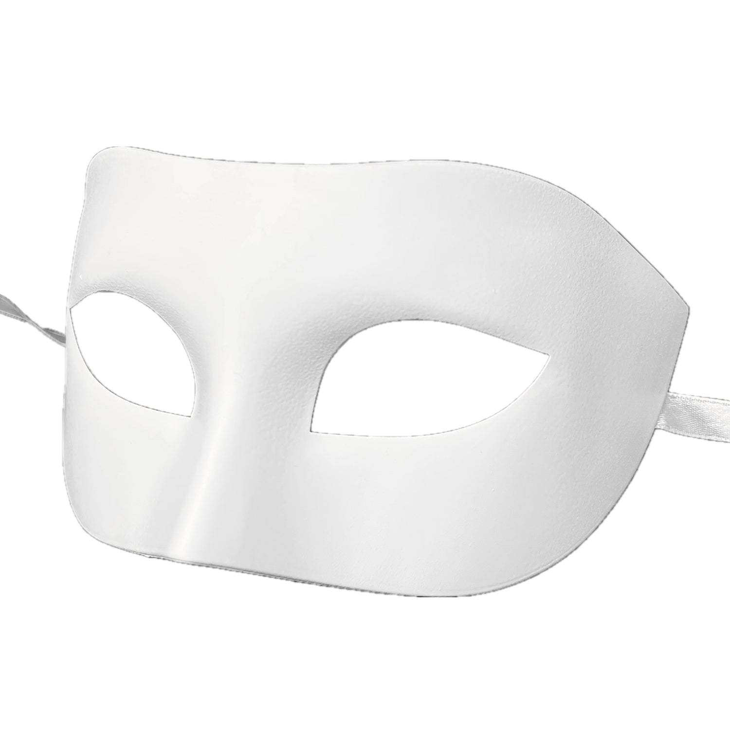 Men Costume Mask Masquerade Party Eye Masks For Halloween , Mardi Gras - White
