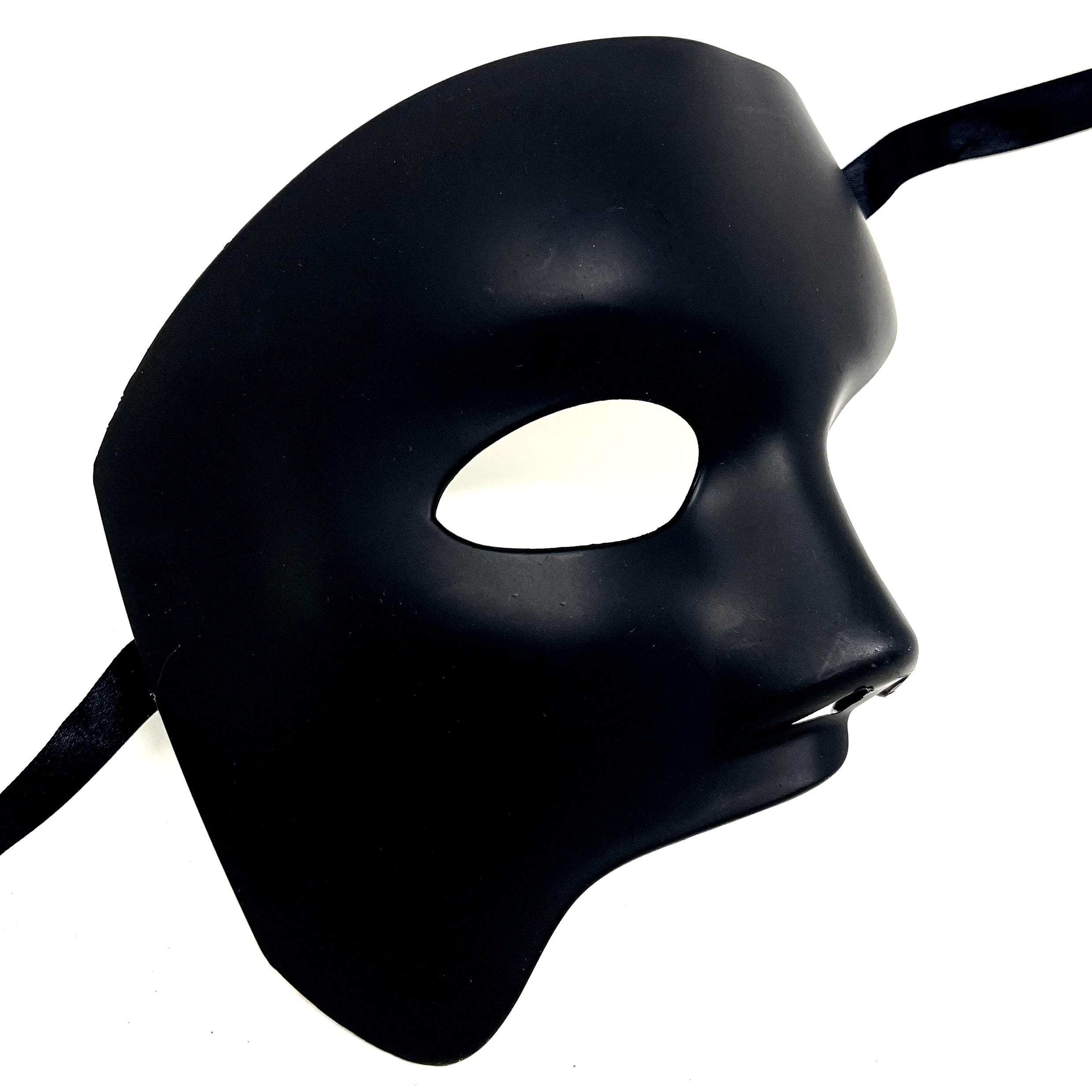 Men Costume Phantom of The Opera Half Face Masquerade Masks - Black