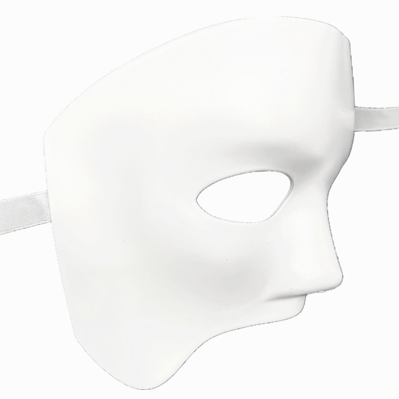 Men Costume Phantom of The Opera Half Face Masquerade Masks - White
