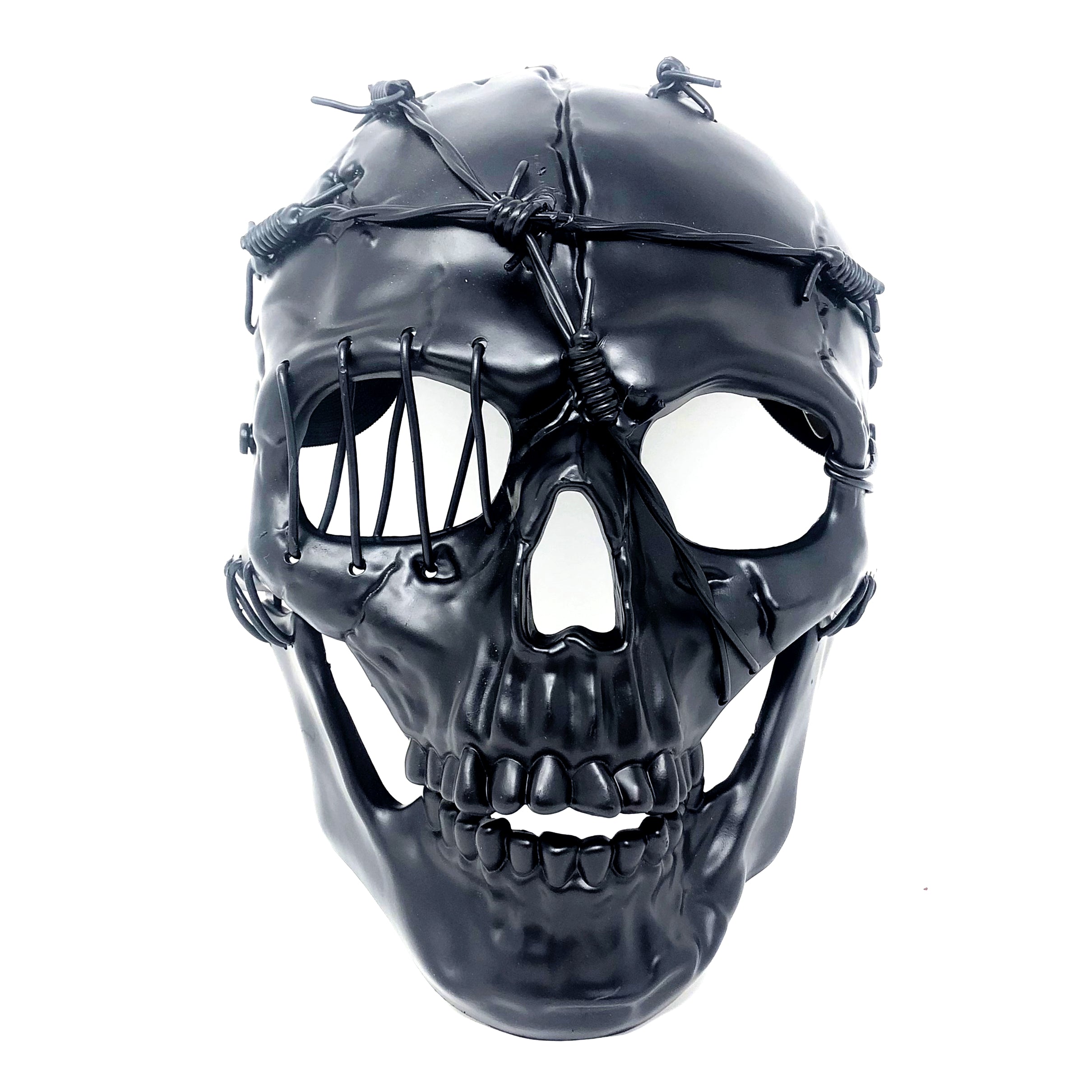 Halloween Skull Mask Scary Skeleton Costume Party Masks - Black