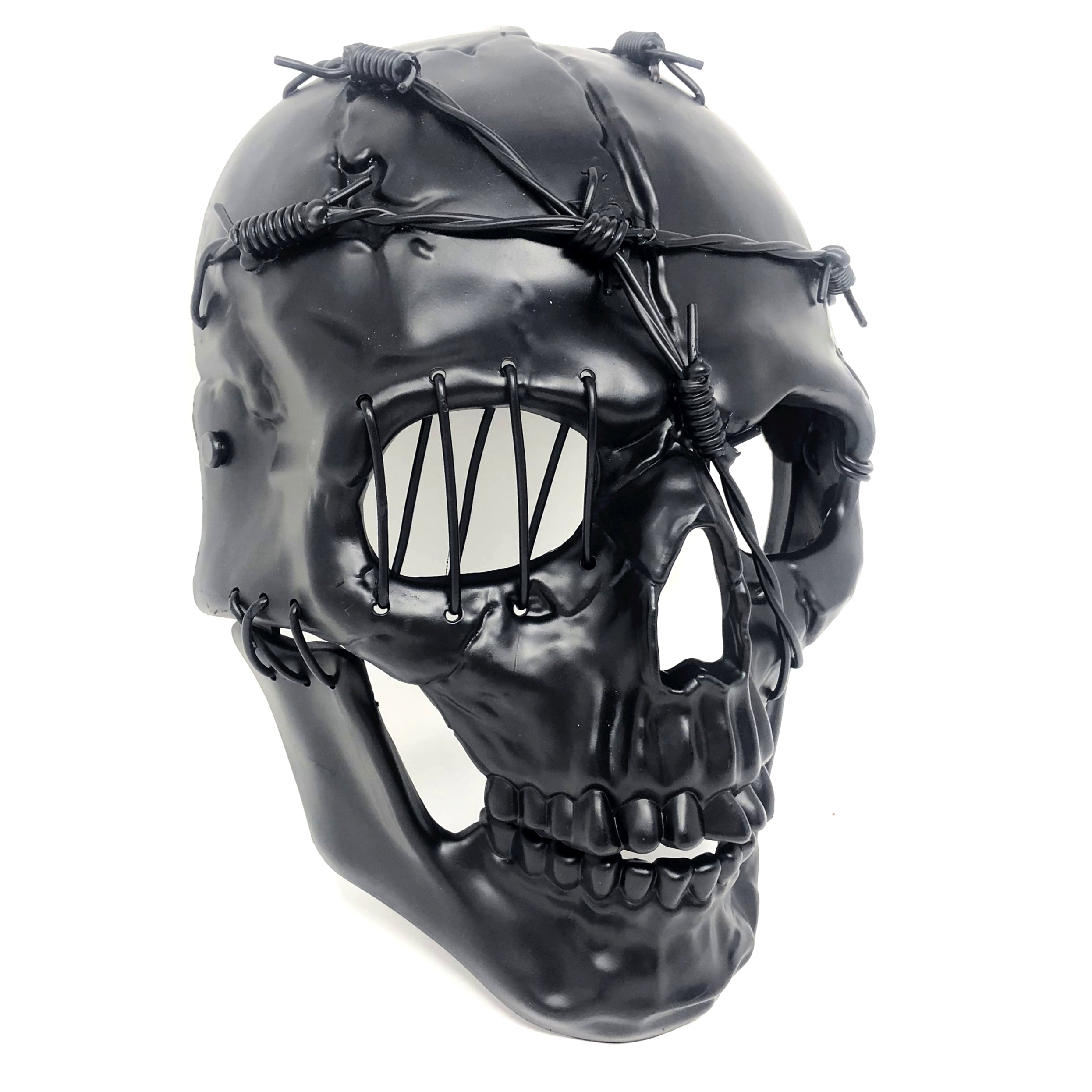 Halloween Skull Mask Scary Skeleton Costume Party Masks - Black